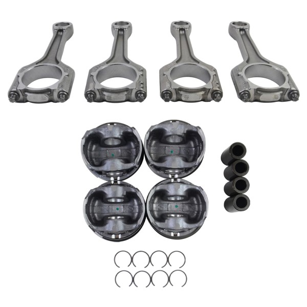 Pistons Connecting Rods 23mm Set For 2.0 TFSI Audi VW A4 Q5 Jetta GTI CAE CCTA 0