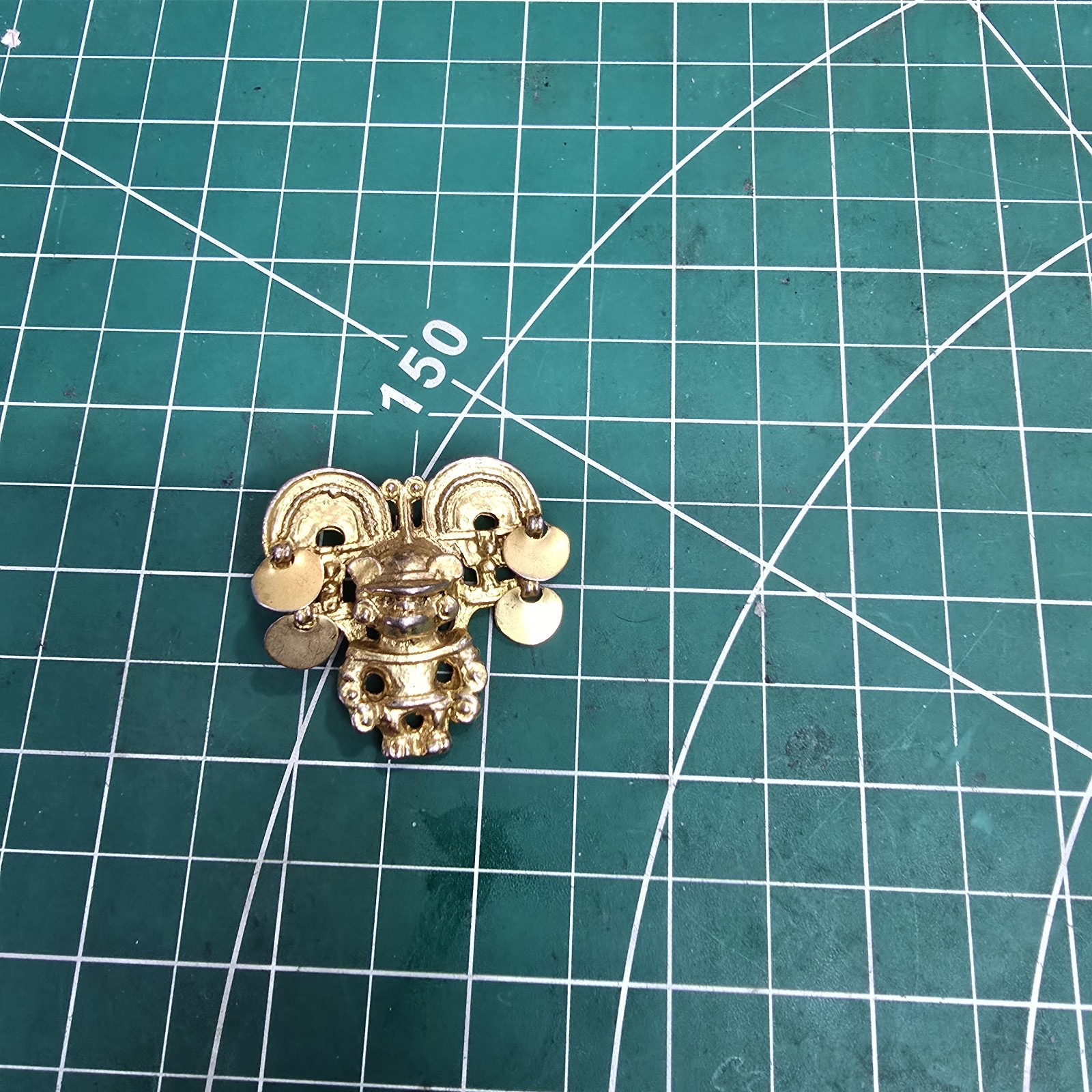 Ancient Aztec Mayan Alien NWO Astronaut UFO Space Pendant Night Sky Cosmic 51