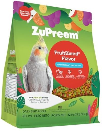  FruitBlend Bird Pellets, Daily Bird 2 Pound (Pack of 1) FruitBlend Pellets