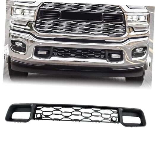 Front Bumper Lower Grill Compatible with RAM 2500 3500 2019-2024, Bumper 
