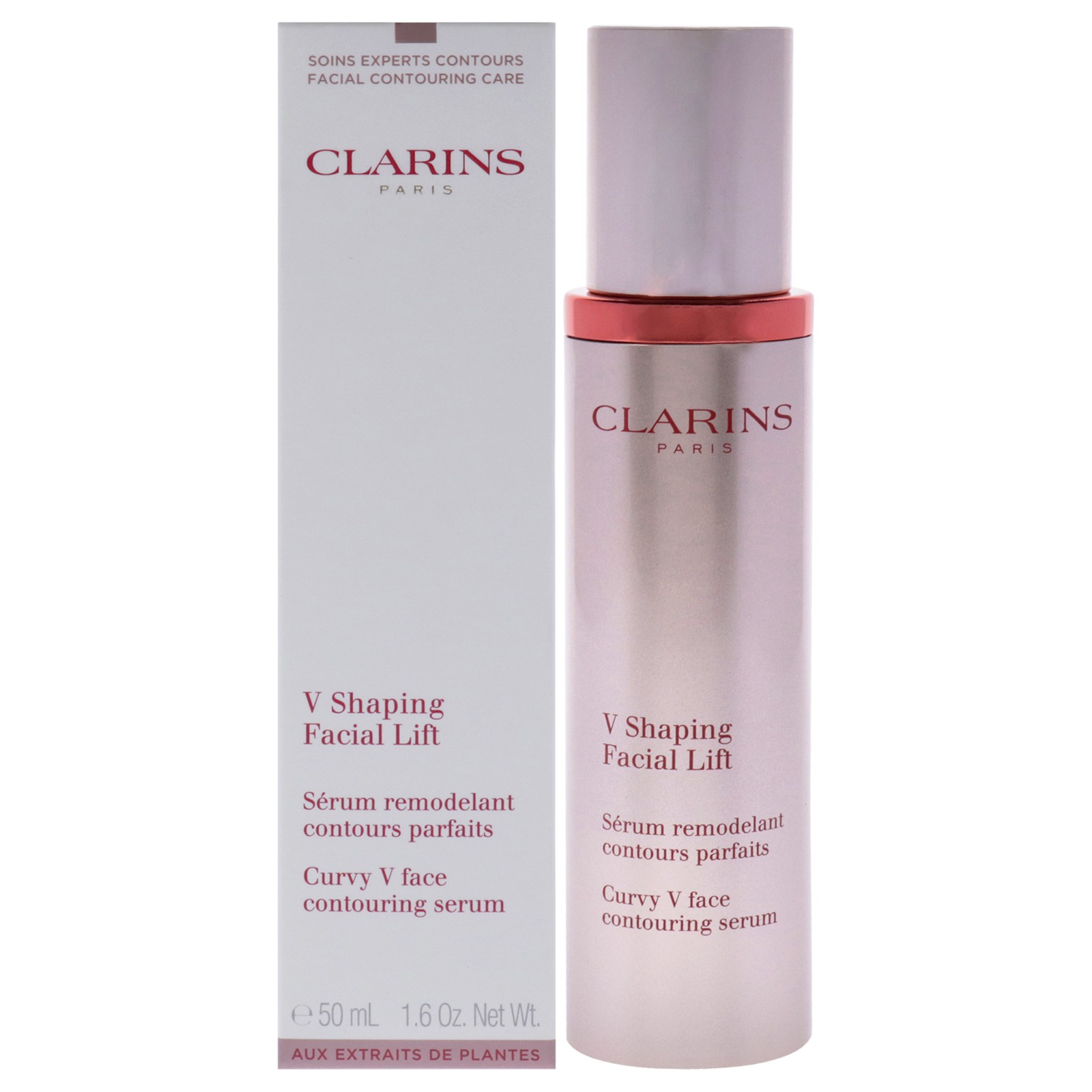 2 Pack V Shaping Facial Lift Serum by Clarins for Women - 1.6 oz Serum