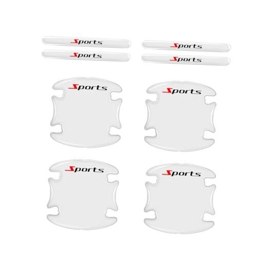 8PCS Car Door Handle Protector Anti-Scratch,Clear Car Door Handle Scratch 