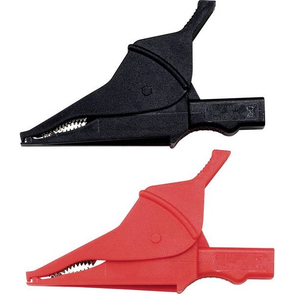 Chauvin Arnoux P01295457Z Red, Black Greenhouse Field Crocodile Clamp Kit