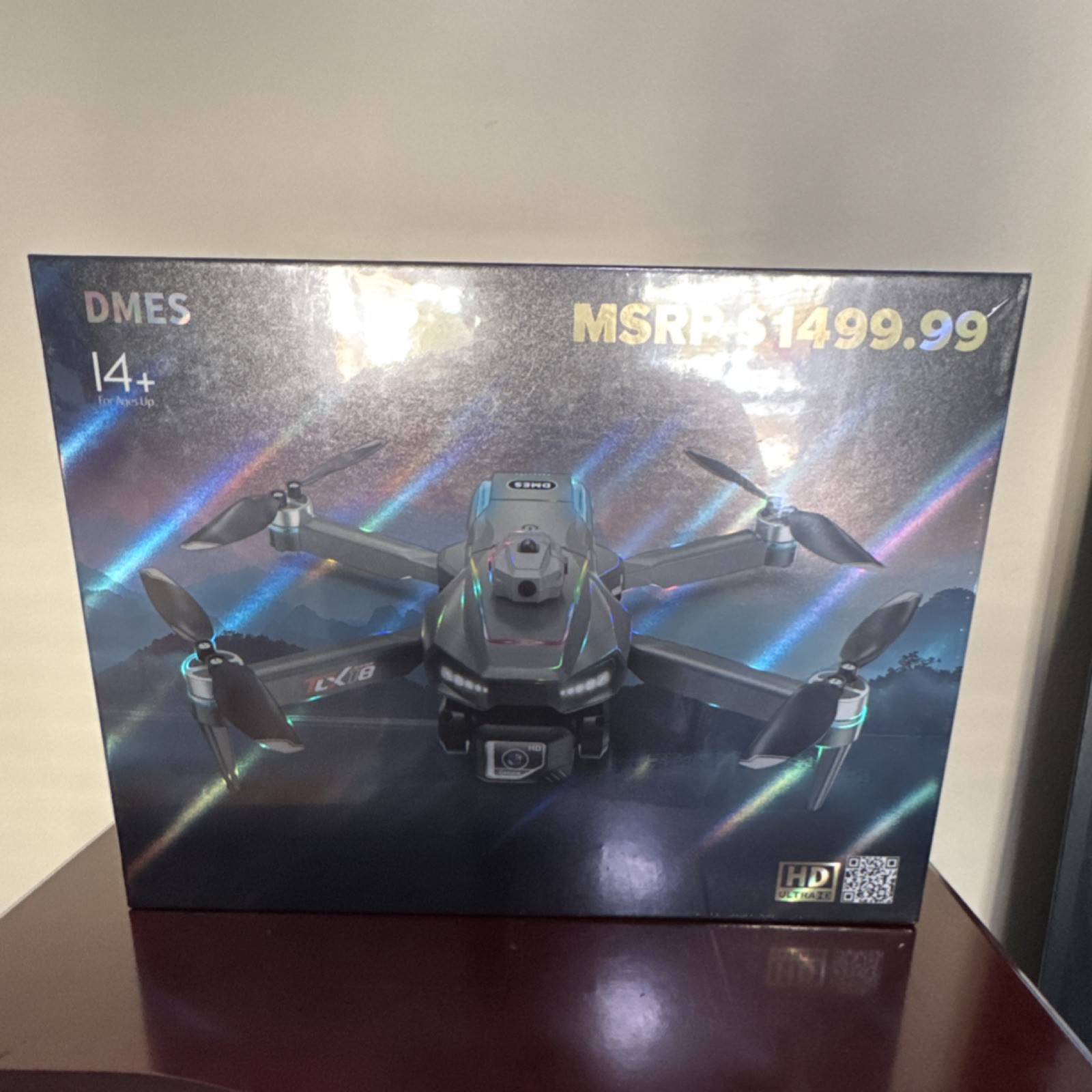 DMES LX18 Ready to Fly Drone with HD Camera, HD Video Recording, Ages 14+