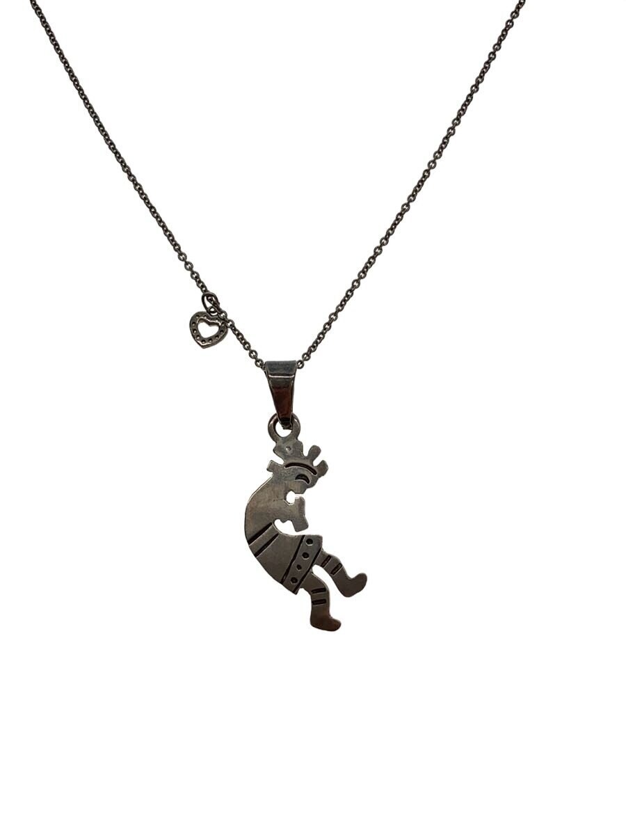 Mexican Jewelry Necklace Sv925 Slv With Top Mens M1o56