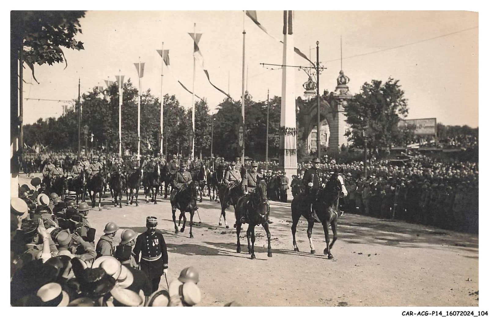 CAR-ACGP14-0978-MILITARIA - Les Fetes De La Victoires - the Marshals Joffre