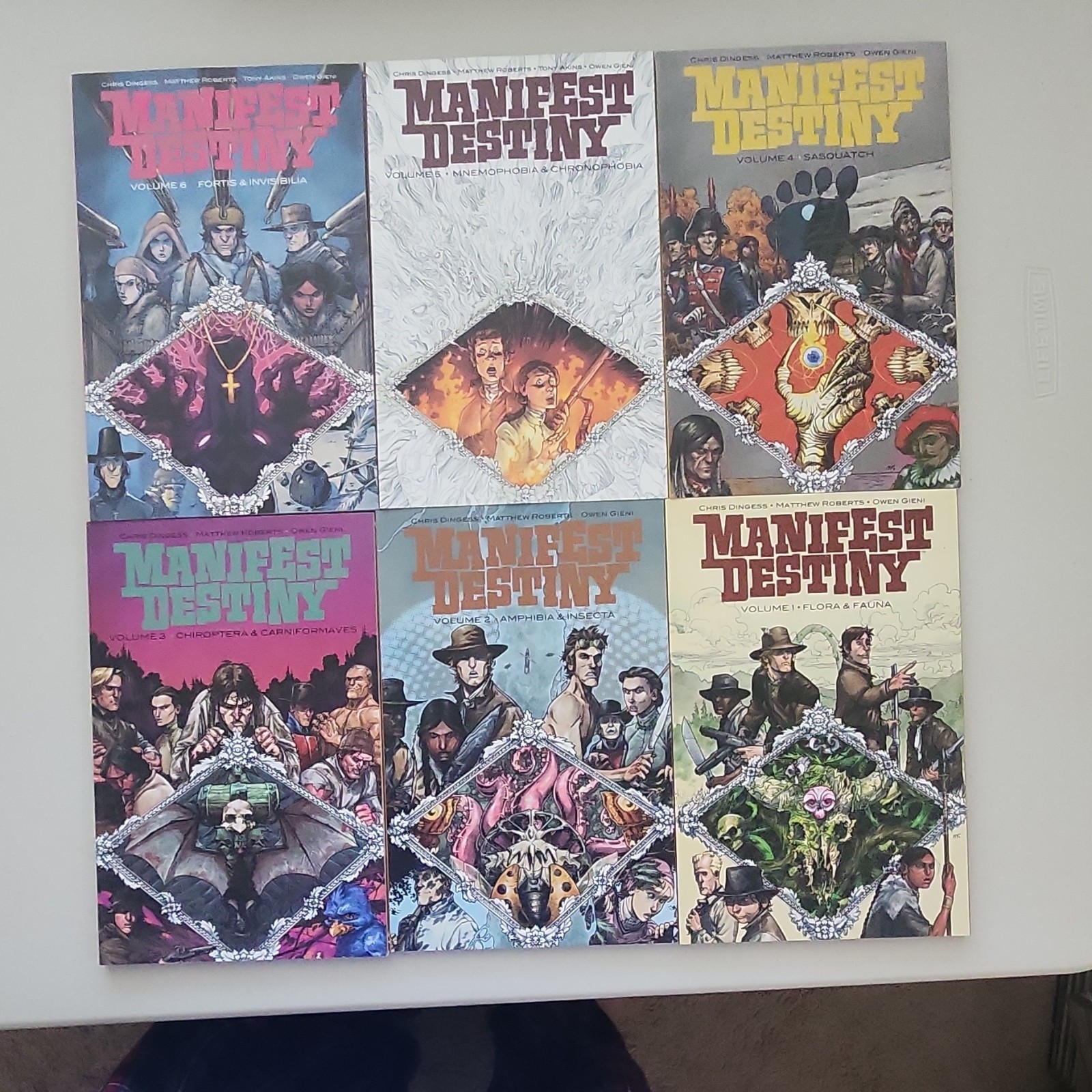 Manifest Destiny Vol. 1-6 Trade Paperback Lot Image Comics Dingess Roberts Gieni