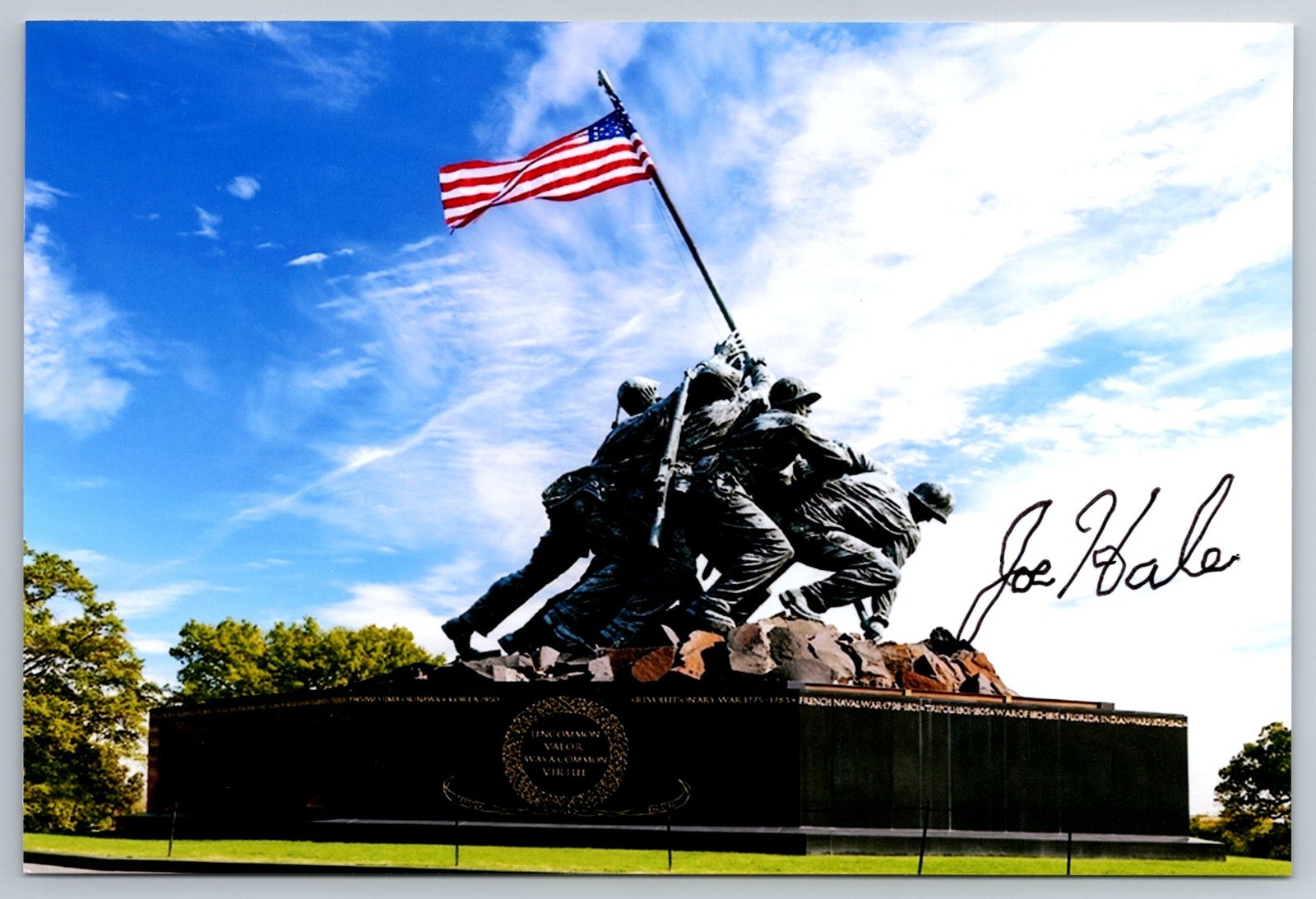 Joe Hale Hand Signed Autograph - WWII Veteran