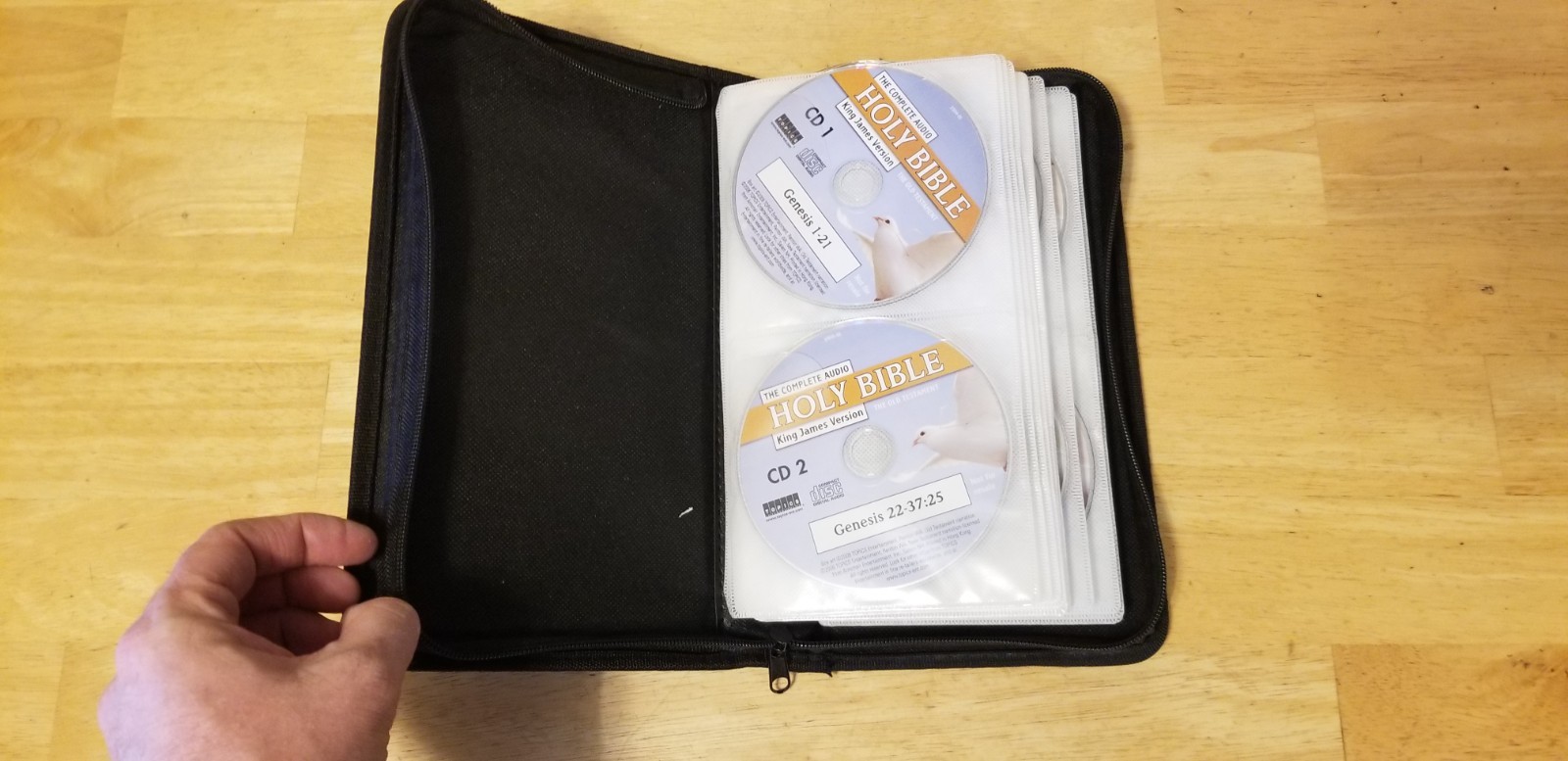 The Complete Audio Holy Bible King James Version KJV 60 Disc CD Set TOPICS NIce