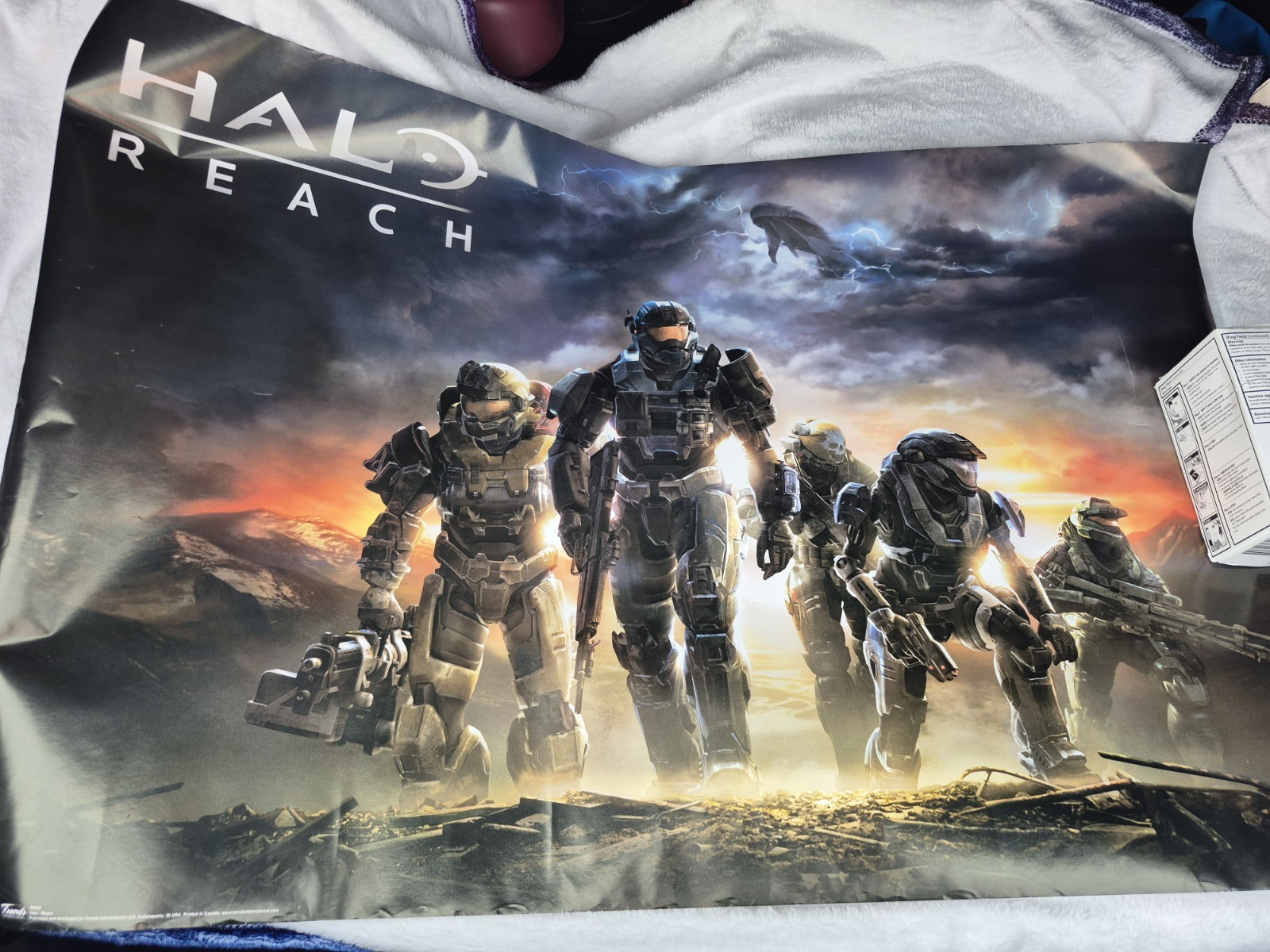 HALO REACH POSTER XBOX 360 BUNGIE MICROSOFT STUDIOS 