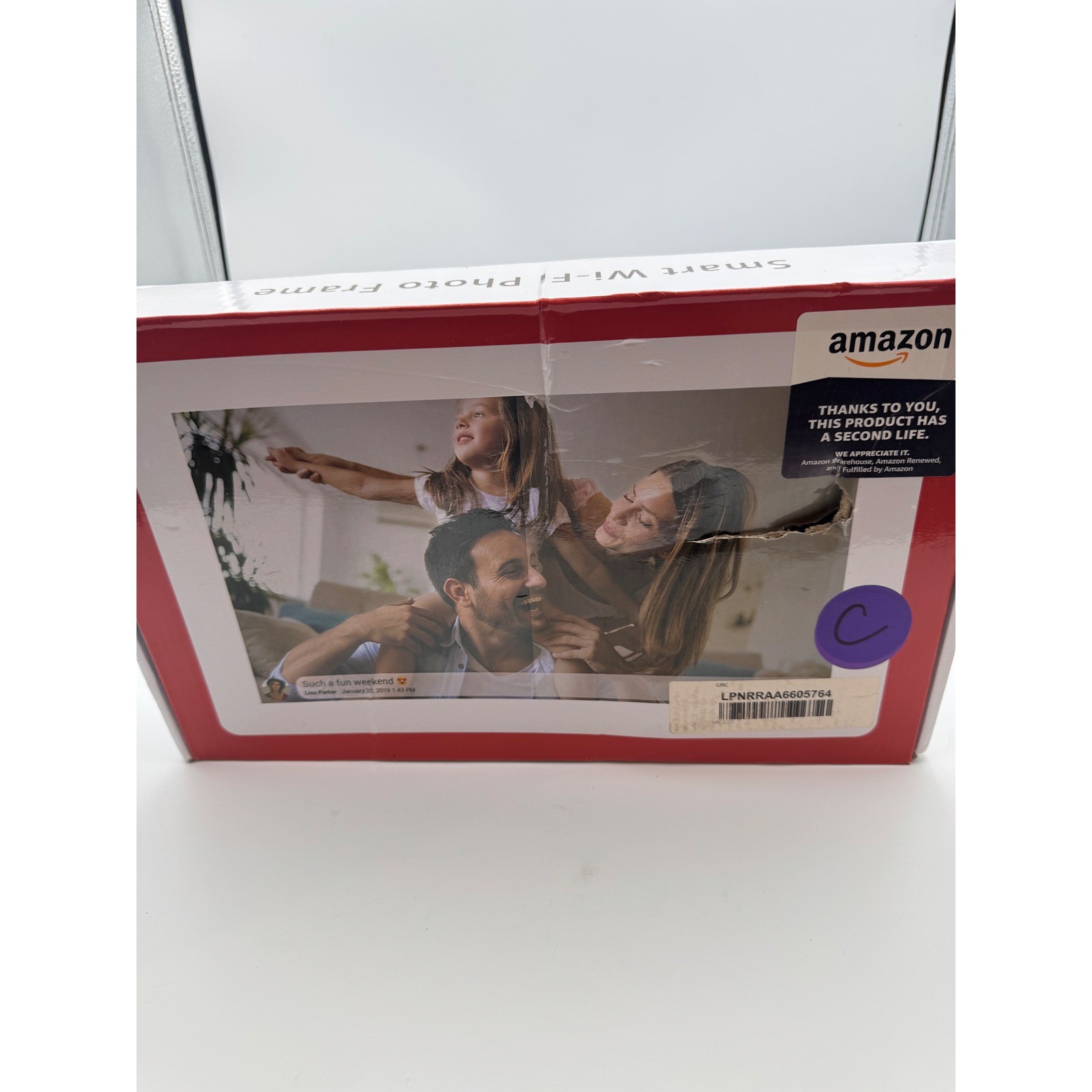 Smart Wi-Fi Digital Photo Frame 10.1 Inch HD IPS Touchscreen Wall Mountable