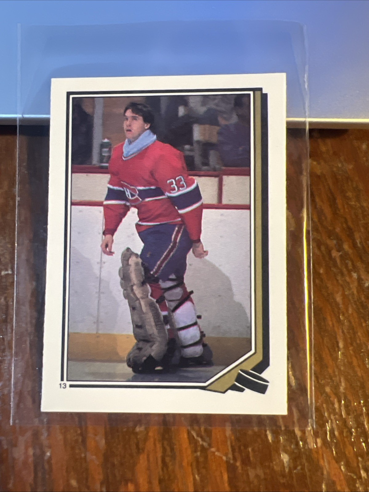 Patrick Roy 1987-88 O-Pee-Chee Album Stickers #13 HOF Montral Canadiens NM-MT