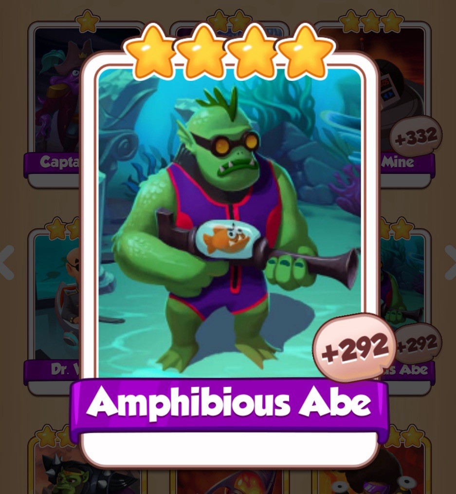 coin master Amphibious Abe card