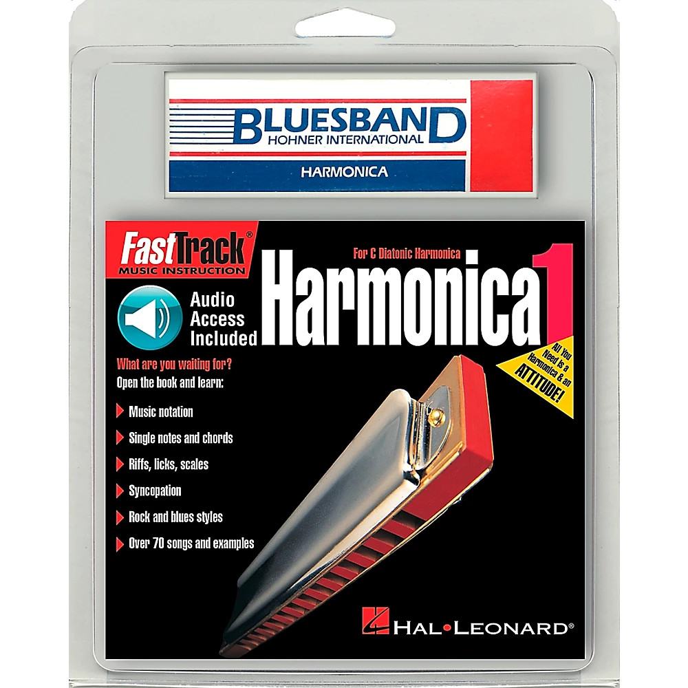 Hal Leonard FastTrack Mini Harmonica Mini Pack
