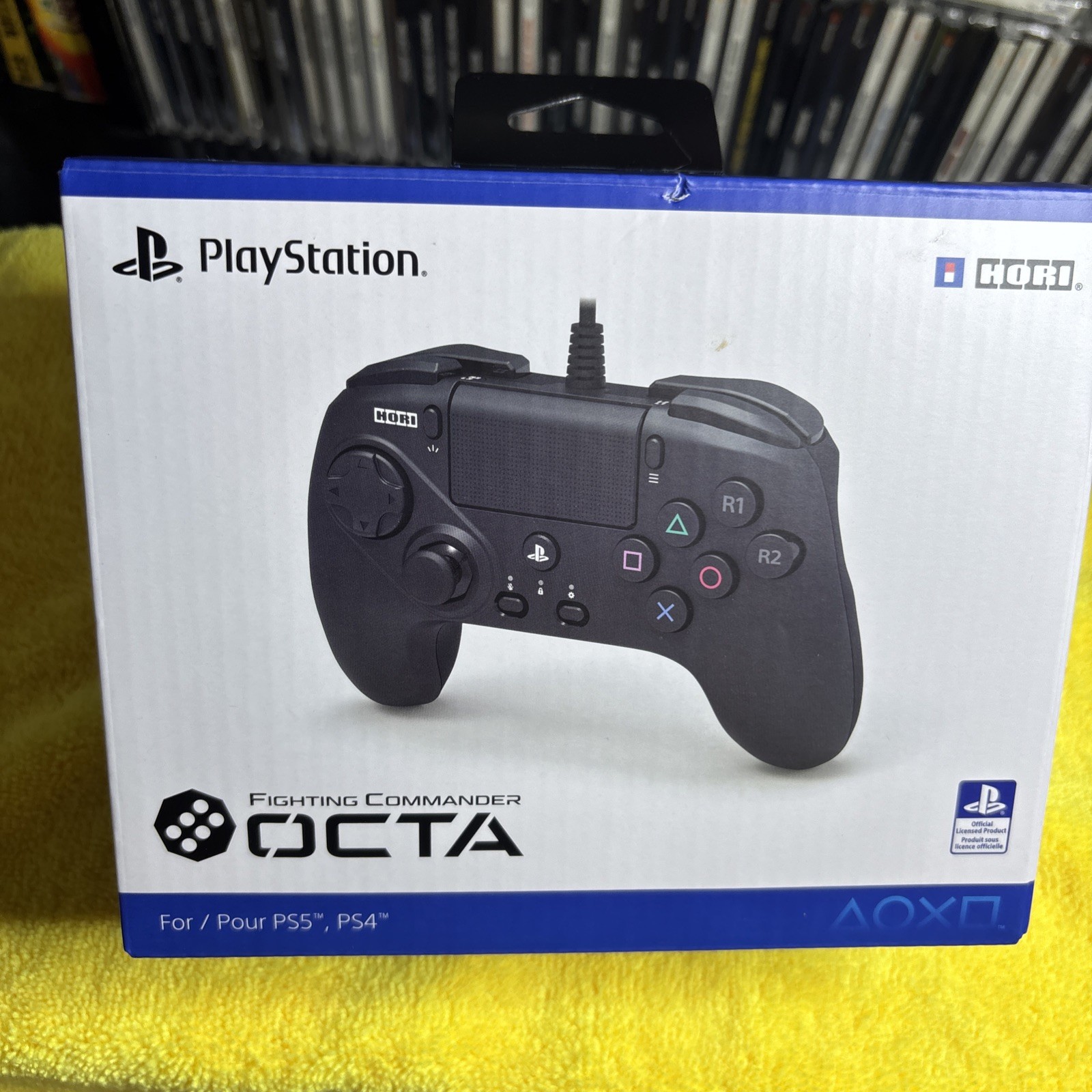 HORI Fighting Commander OCTA Wired Controller for PlayStation 5 PS5 PS4 Official