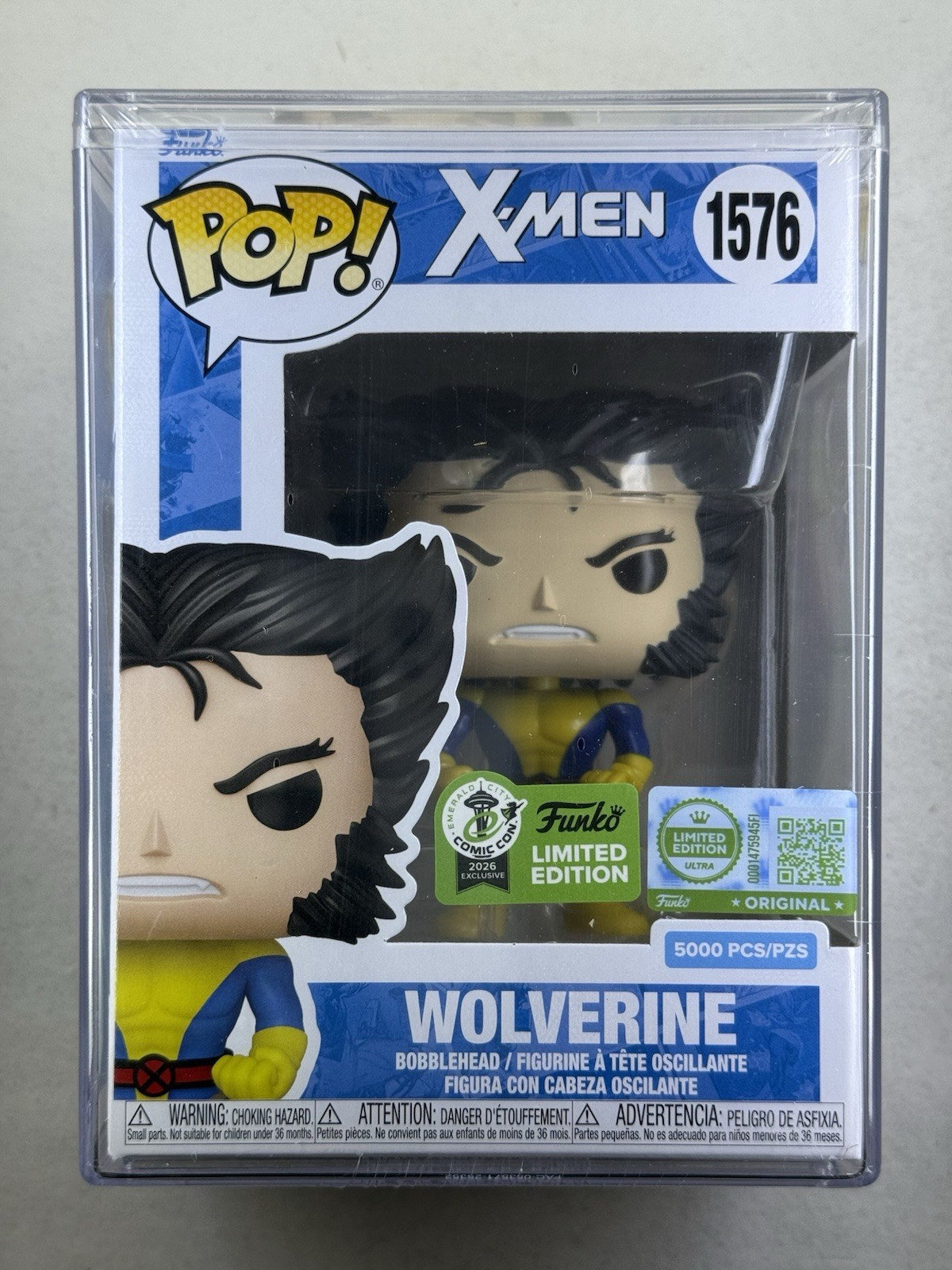 Funko Pop! Wolverine (Classic Unmasked) ECCC 2026 LE 5000 Exclusive In Hand