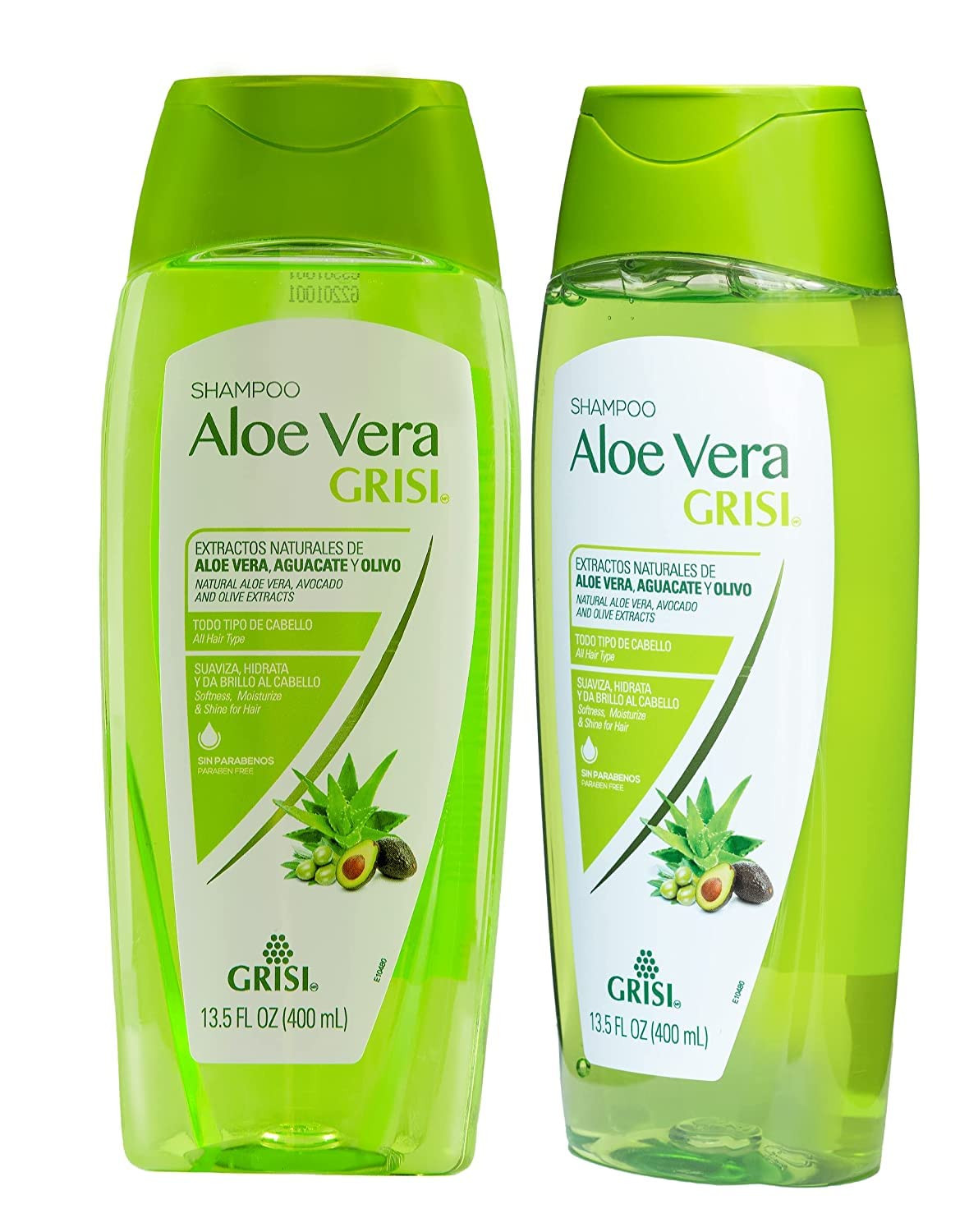 Aloe Vera Shampoo, Moisturizing Shampoo with Aloe Vera Extract, Paraben-Free, Ha