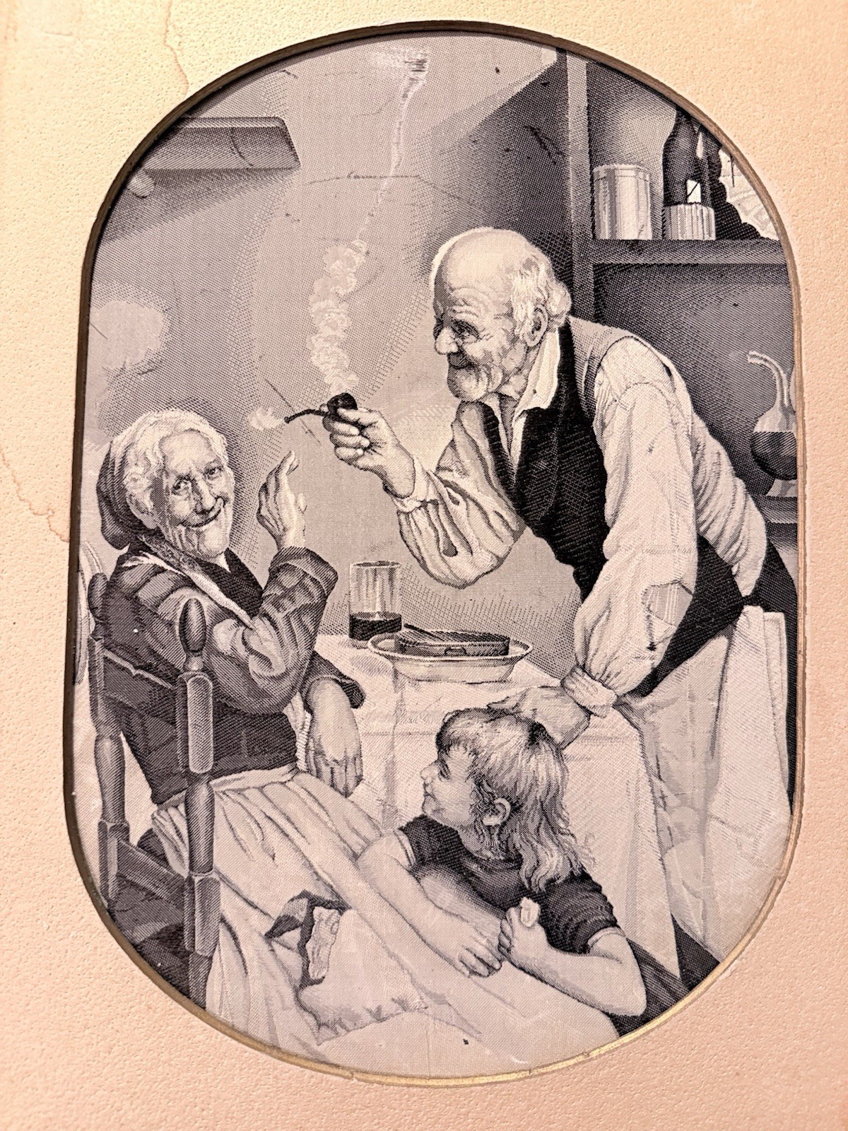 Victorian Woven Silk Picture (Stevengraph Style) – 19th C Textile Art