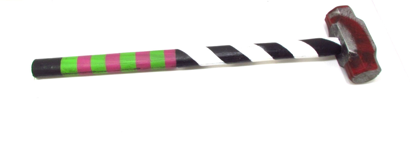 Spirit Halloween 26" Sledge Hammer Fake Weapon Prop HarleyQuinn Joker Batman