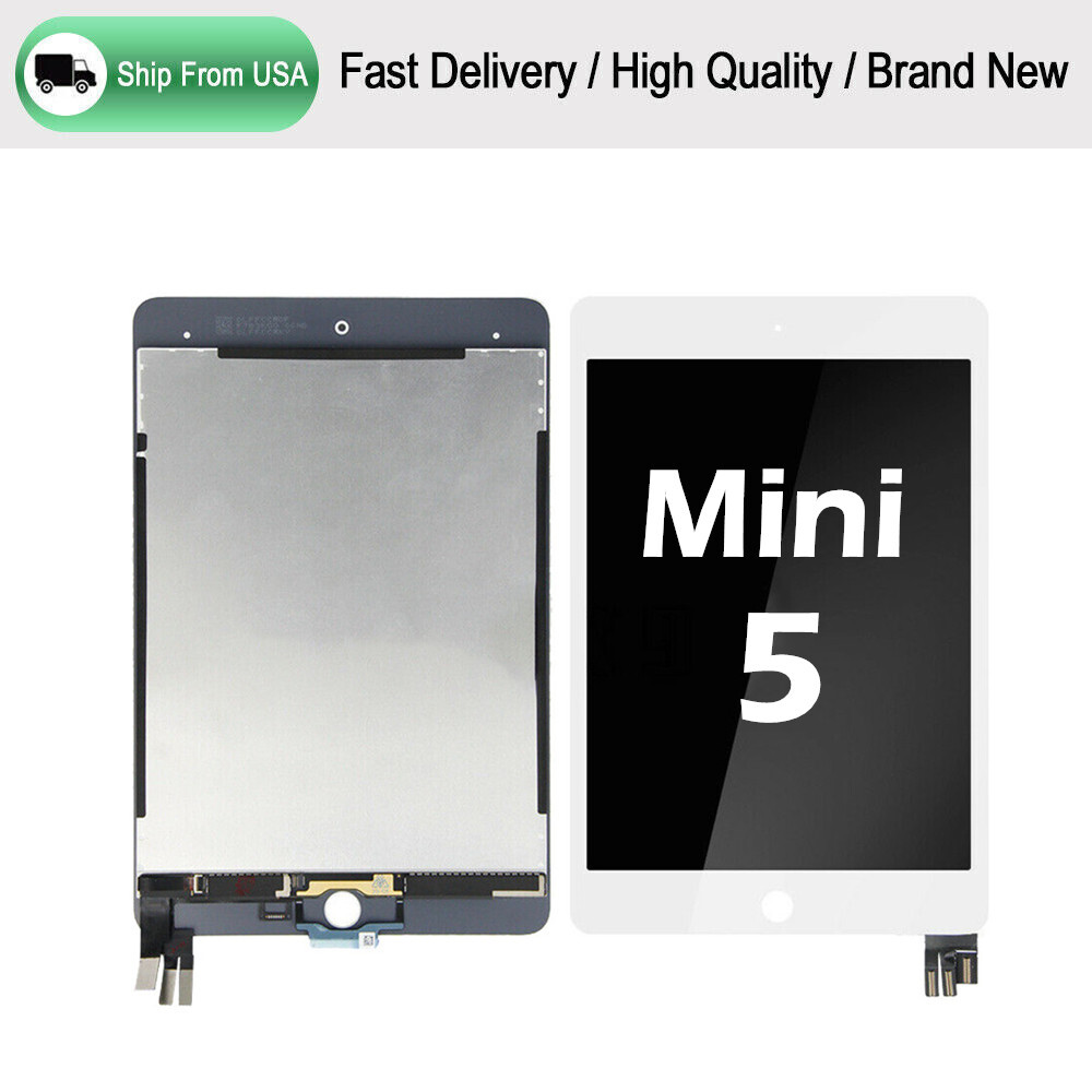 For iPad Mini 5th Gen LCD Display Touch Screen Digitizer White A2133 2124 2126