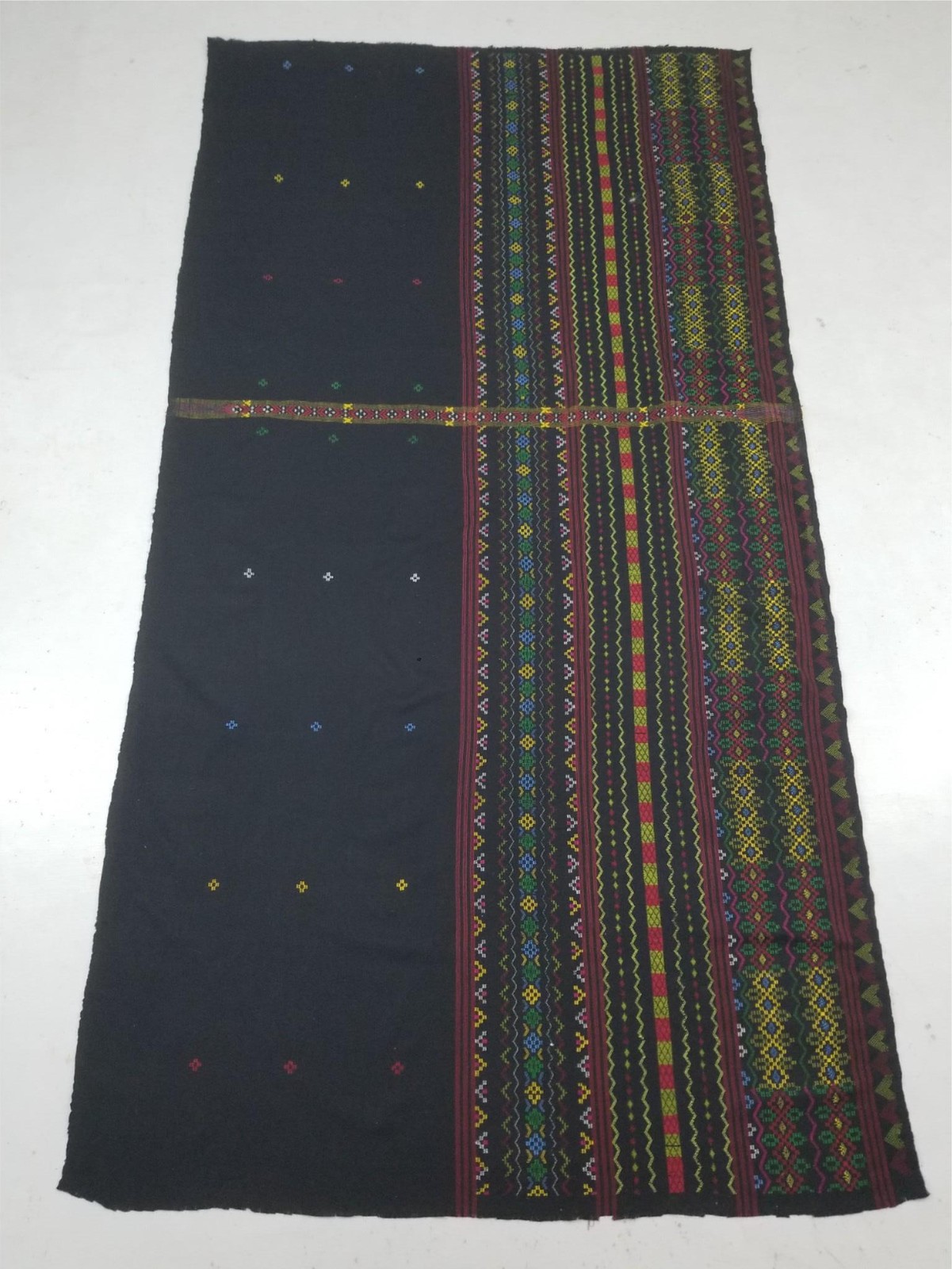 Vintage Traditional Indonesian Ulos Sadum Style Textile 190x102cm