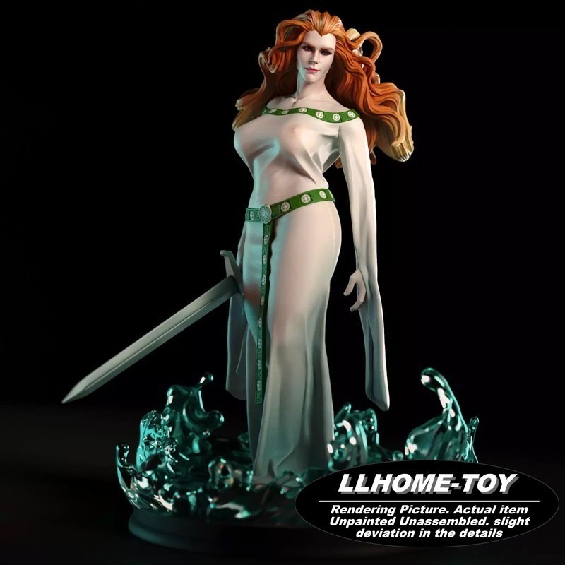 1/8 Lady of the Lake 3D Print Model Kit Unpainted Unassembled GK Figure