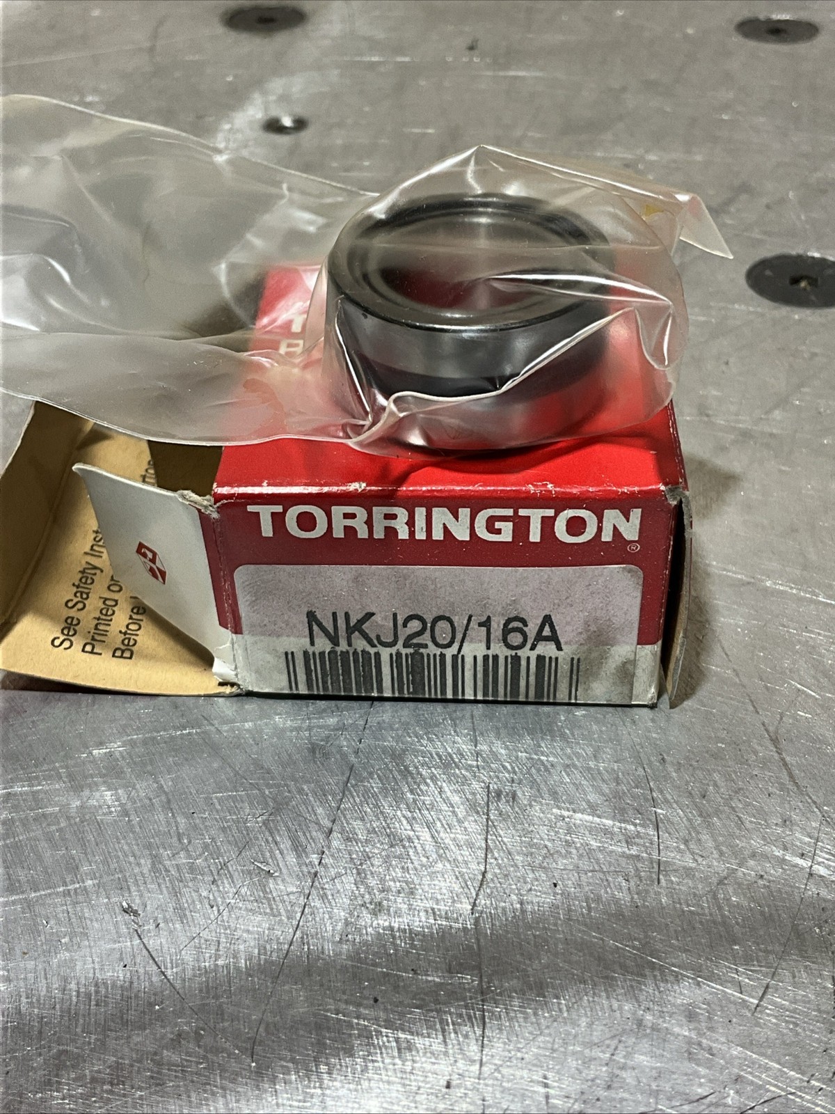 TORRINGTON NKJ20/16A NEEDLE ROLLER BEARING 13/16" BORE NOS