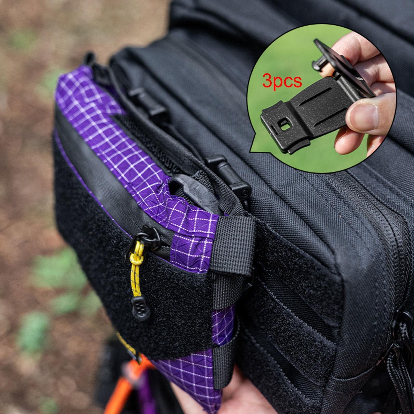 3Pcs Backpack Webbing Connecting Buckles Quick Release Travelling Gear