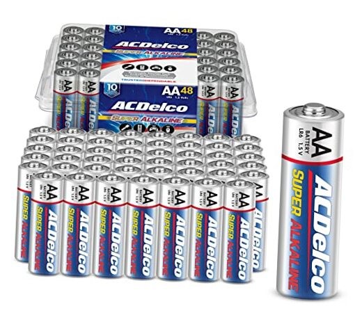 ACDelco 48-Count Double AA Batteries, Maximum Power Super AA - 48 Count