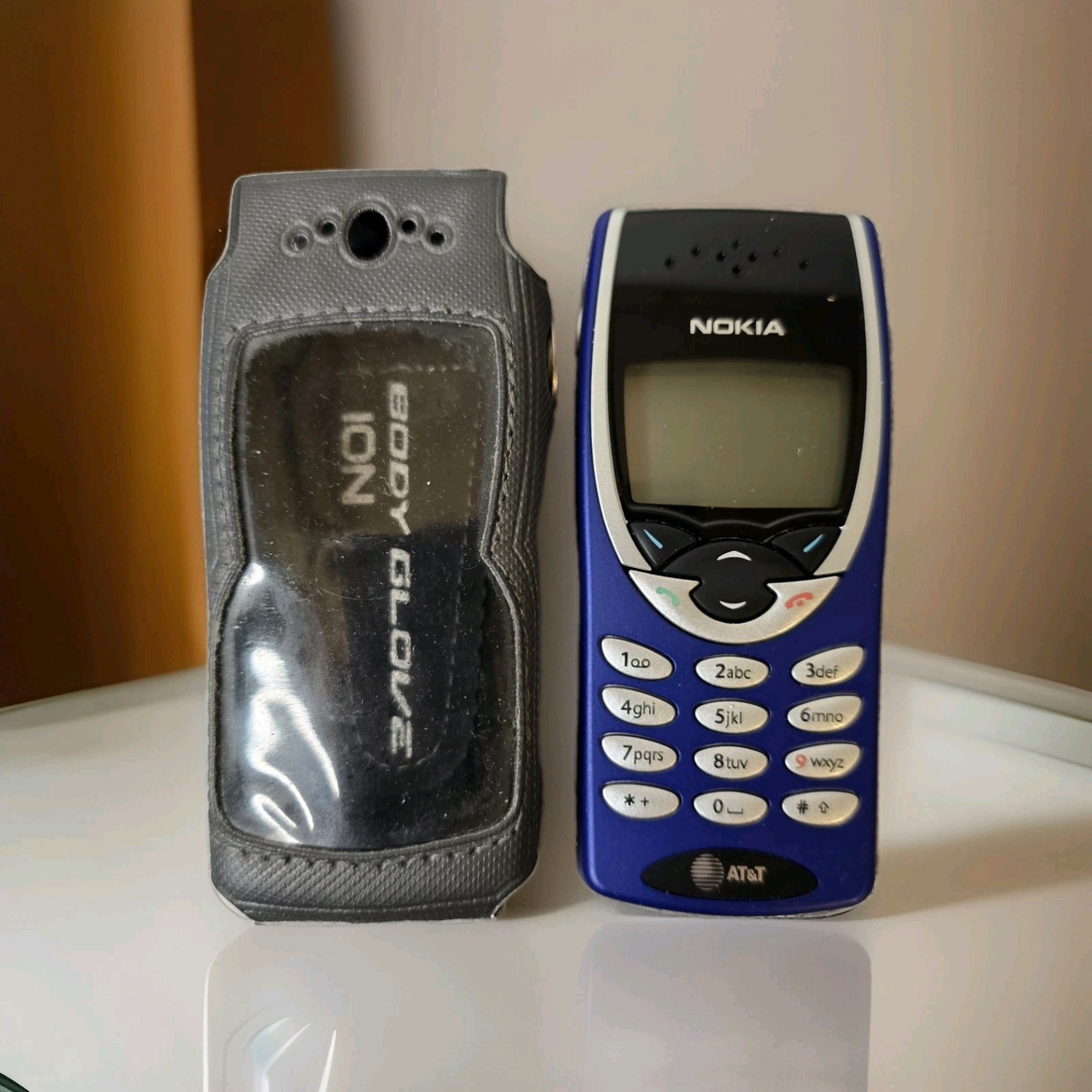 Vintage Nokia 8260 Blue & Black (AT&T) Very Rare Cellular TDMA Phone Bundle 