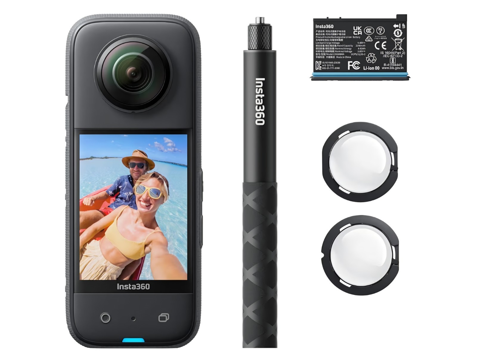Insta X3 360 Camera with Box Starter Bundle