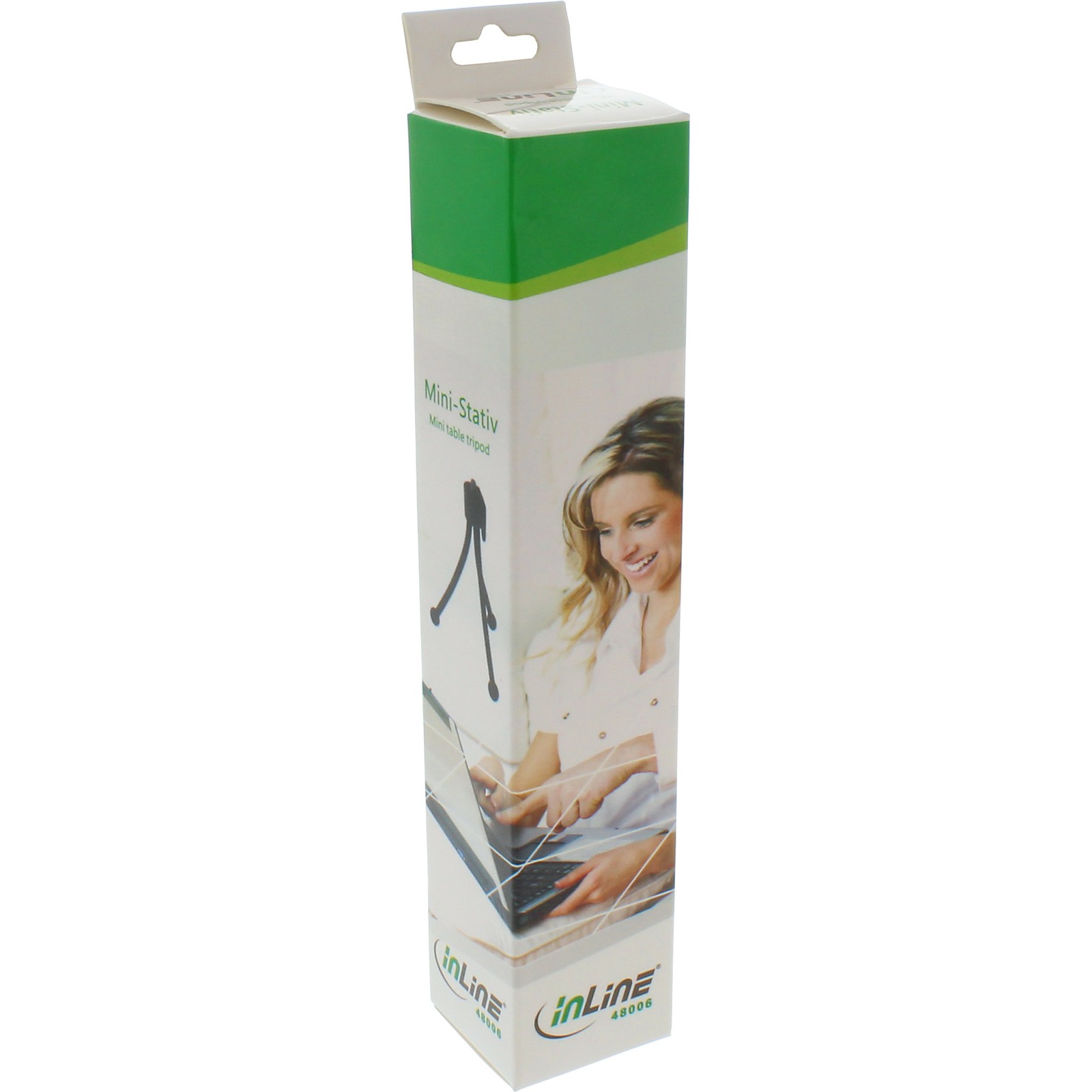 InLine Mini Tripods 12.5cm Flexible Legs Black Mini/Table Tripods 48006