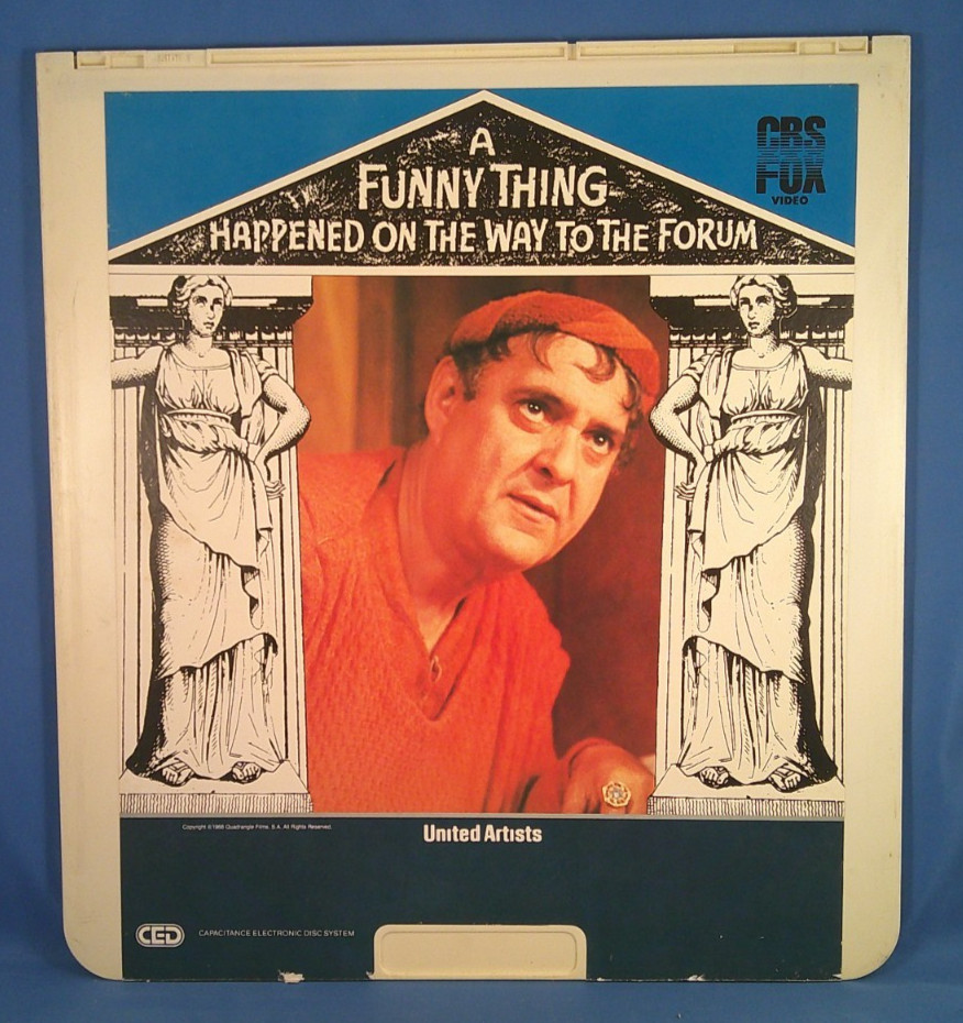RCA CED VIDEODISC! - A FUNNY THING HAPPENED ON THE WAY TO THE FORUM -Zero Mostel