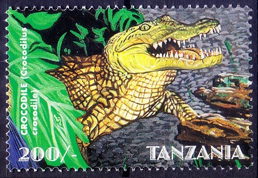 Tanzania 1998 MNH, Crocodile, Reptiles