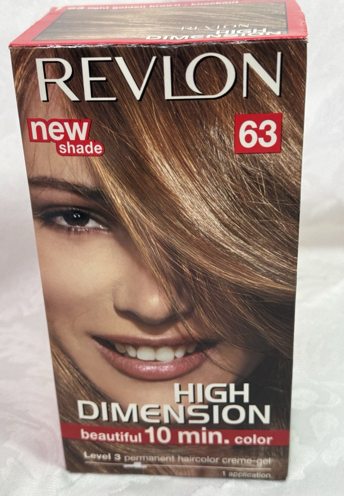 Revlon High Dimension #63 Light Golden Brown 10 Minute Permanent Hair Color