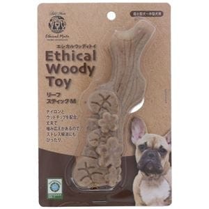 Ethical Mate Woody Toy Leaf Stick M for Dogs (2-Pack Set)