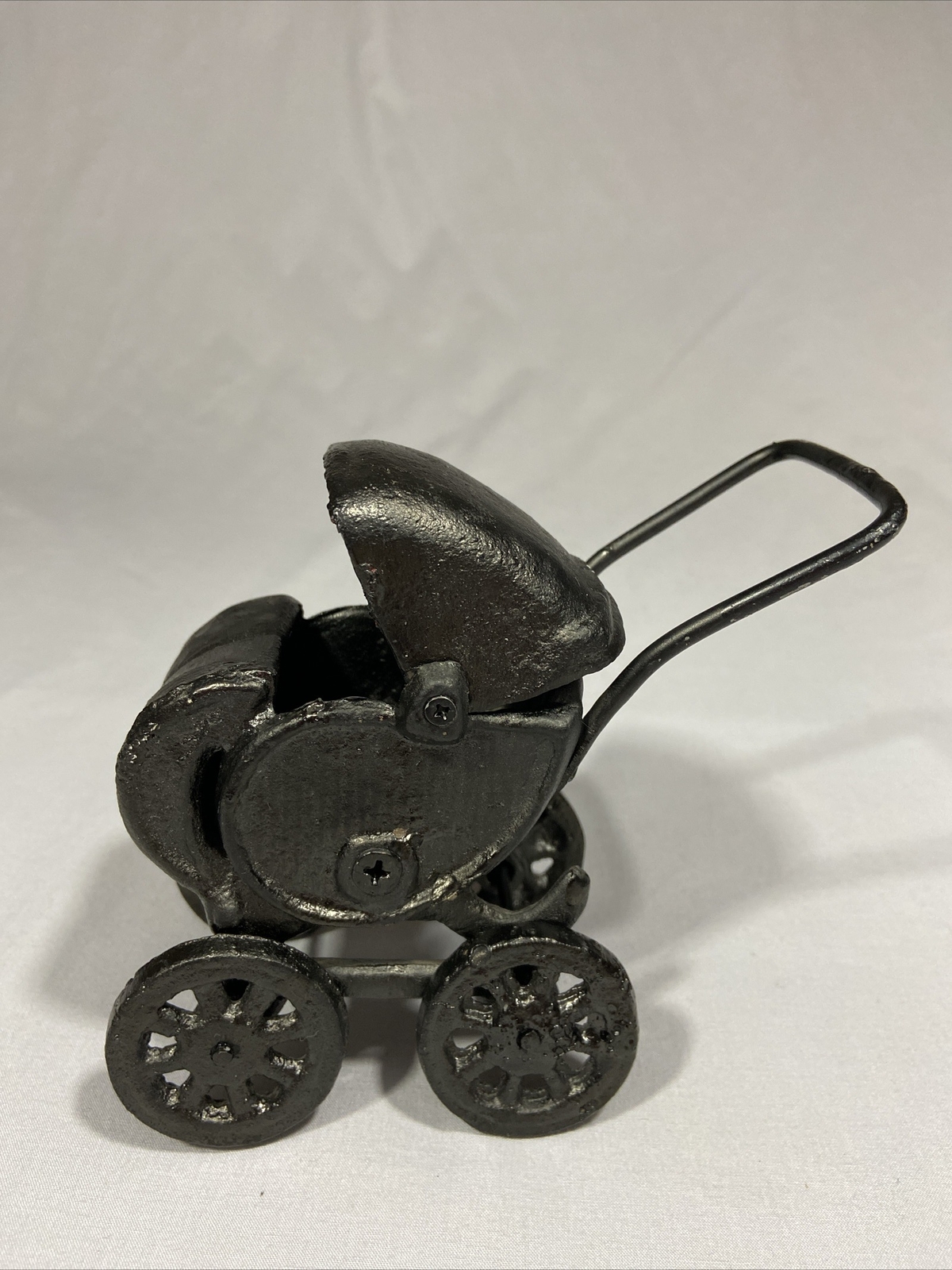 Vintage Cast Iron Baby Buggy/ Stroller 