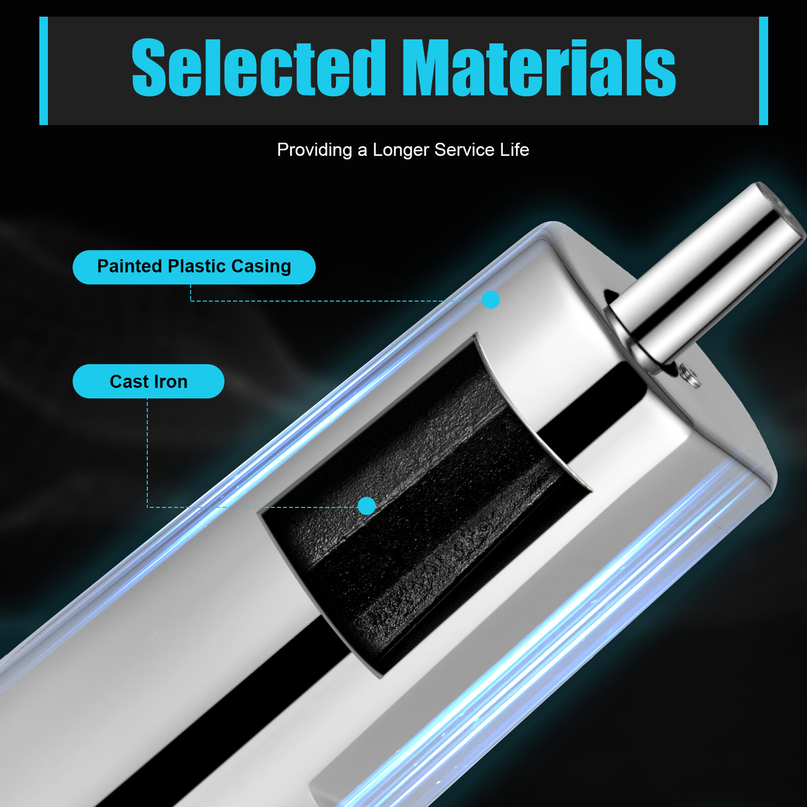 110cm Beauty Salon Barber Chair Replacement Hydraulic Pump 440lbs Heavy Duty NEW