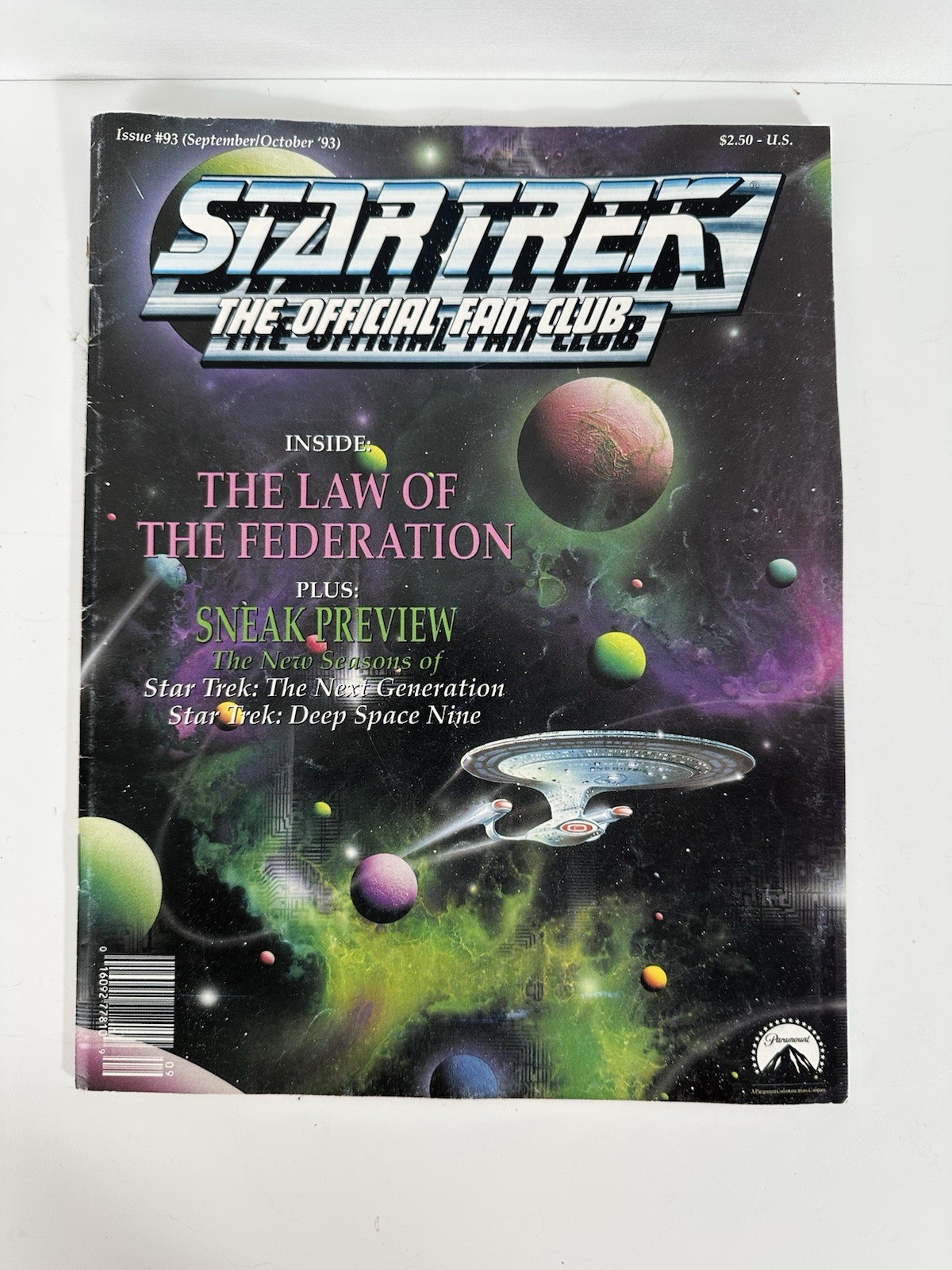 Star Trek The Official Fan Club Magazine #93 OFC 1993 
