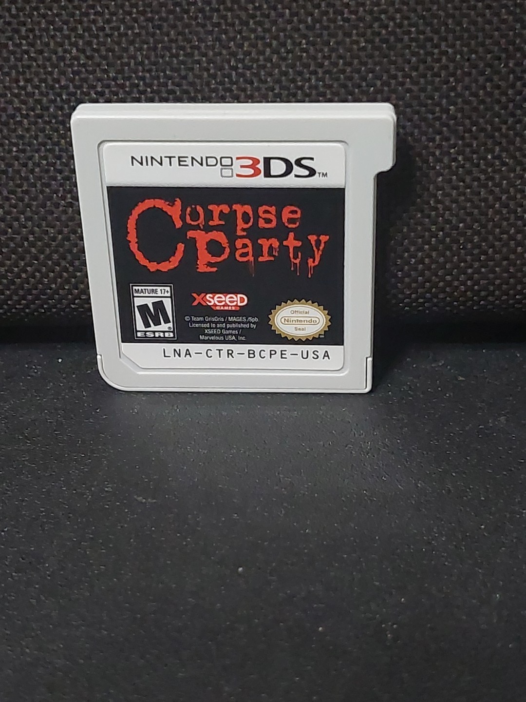 CART ONLY Corpse Party (Nintendo 3DS, 2016)