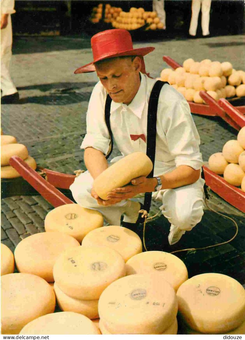 Postcard - Crafts - Cheese - Cheeses - Cheese Factory - Netherlands - Alkmaar