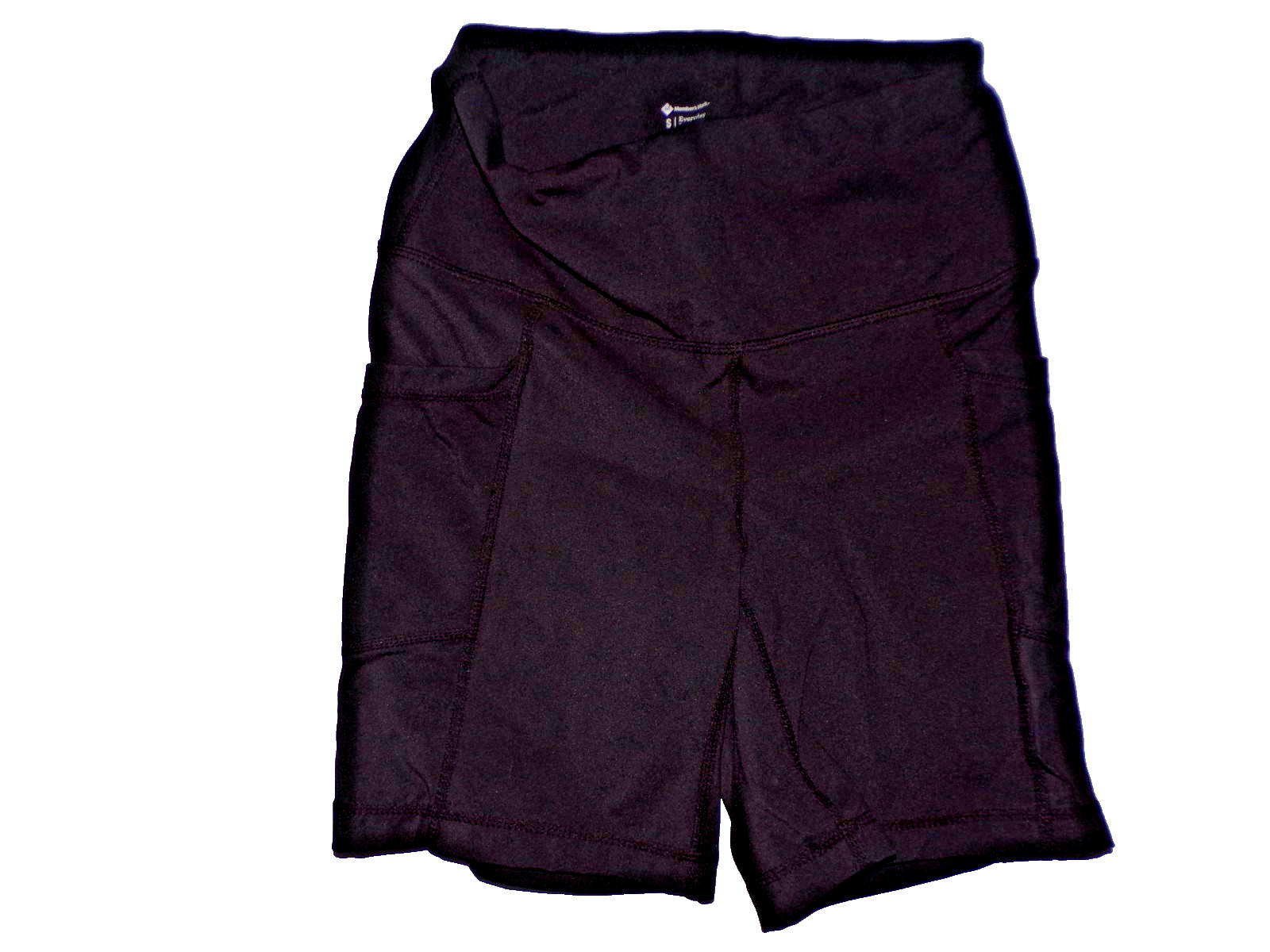 Member's Mark youth Everyday Bike Shorts nylon-spx Black Small inside pocket LB2