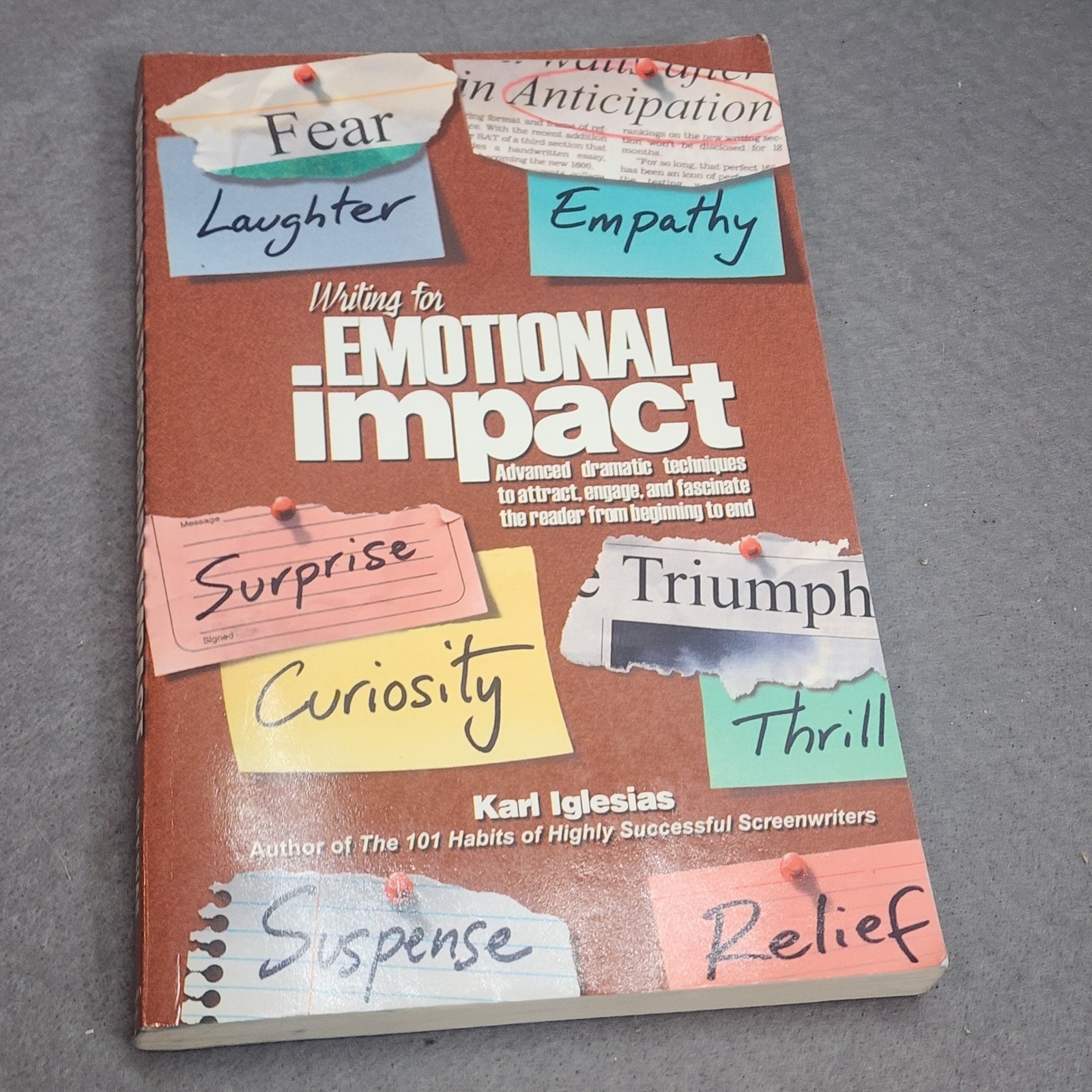 WingSpan Press Writing for Emotional Impact Karl Iglesias Screenwriting Book