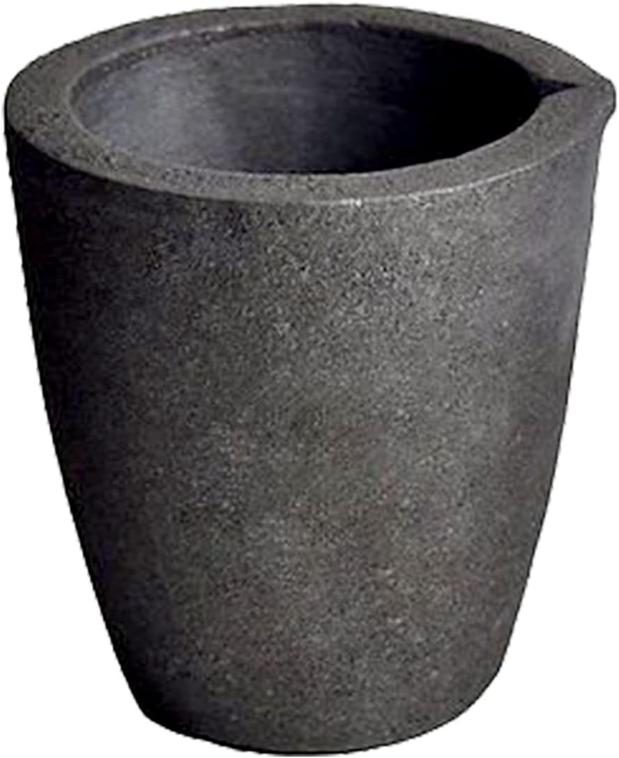 Compact 6KG Foundry Crucible - Perfect for Melting Precious Metals Safely