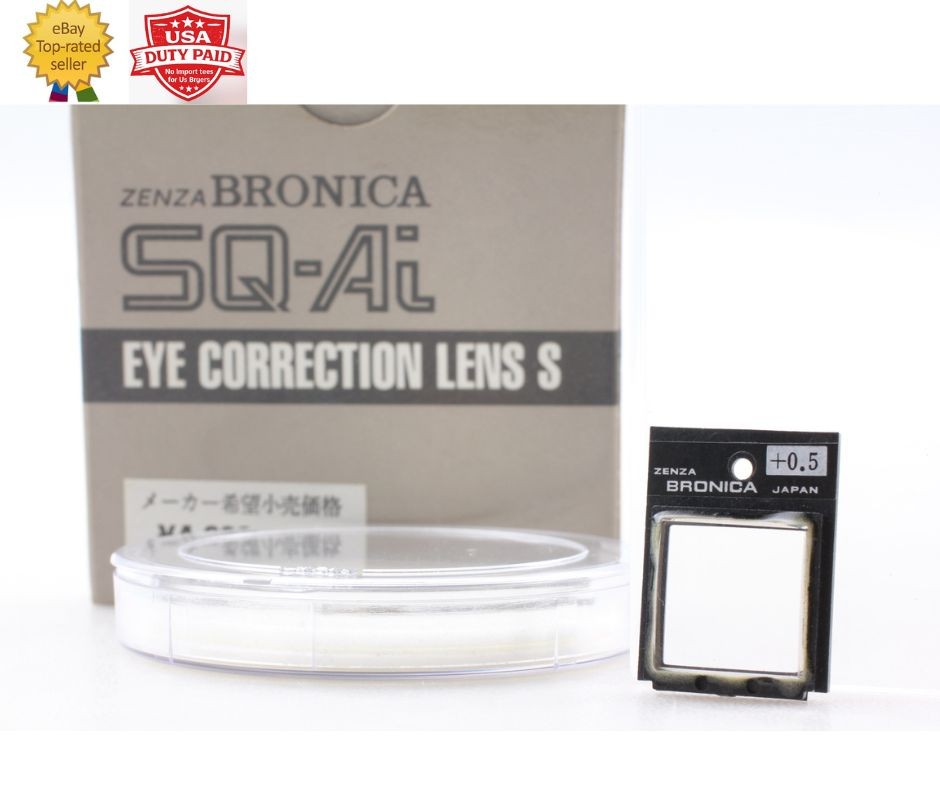 Rare [Exc+5] Zenza Bronica Eye Correction Lens S Diopter +0.5 for SQ-Ai JAPAN