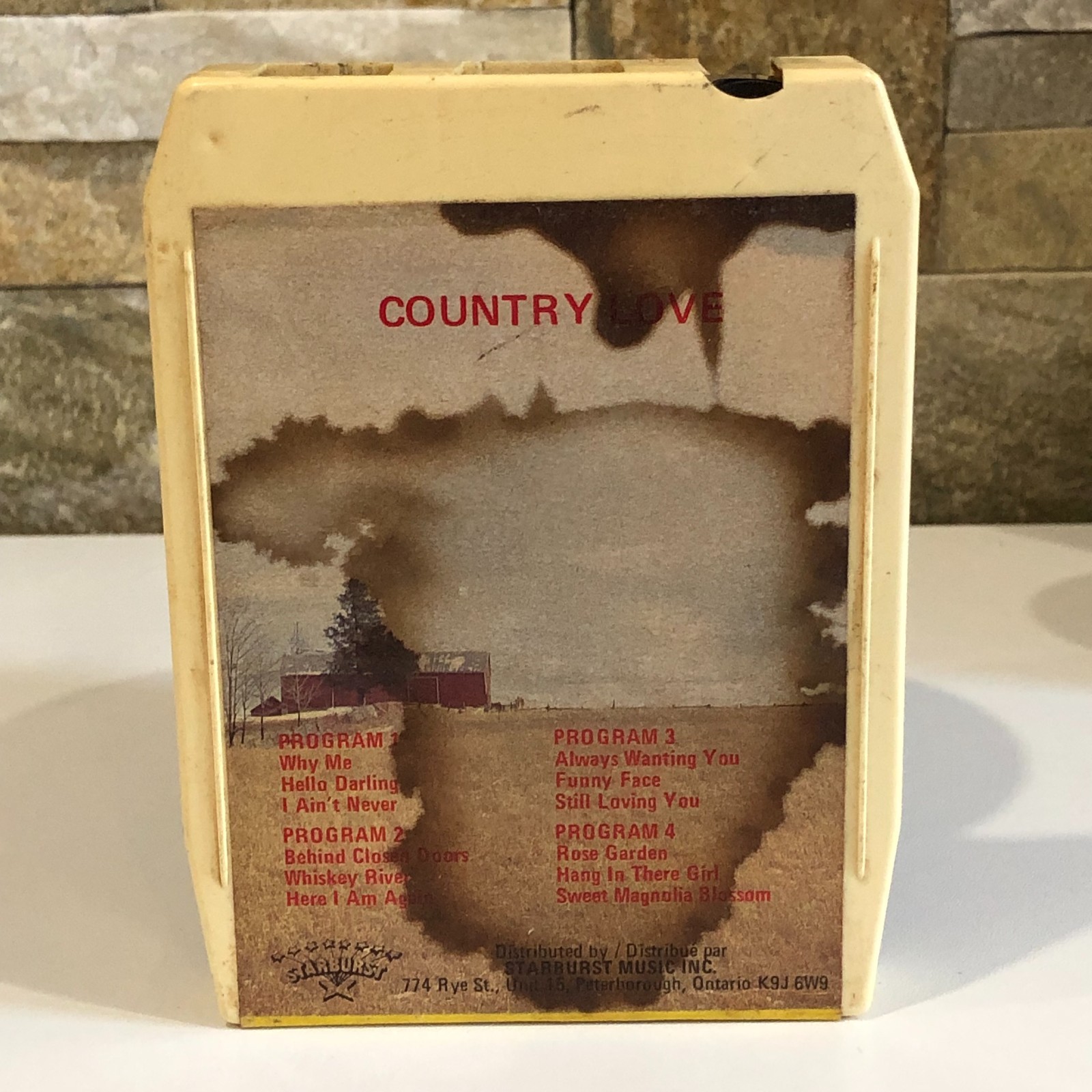 Country Love, 8 Track Tape Canada