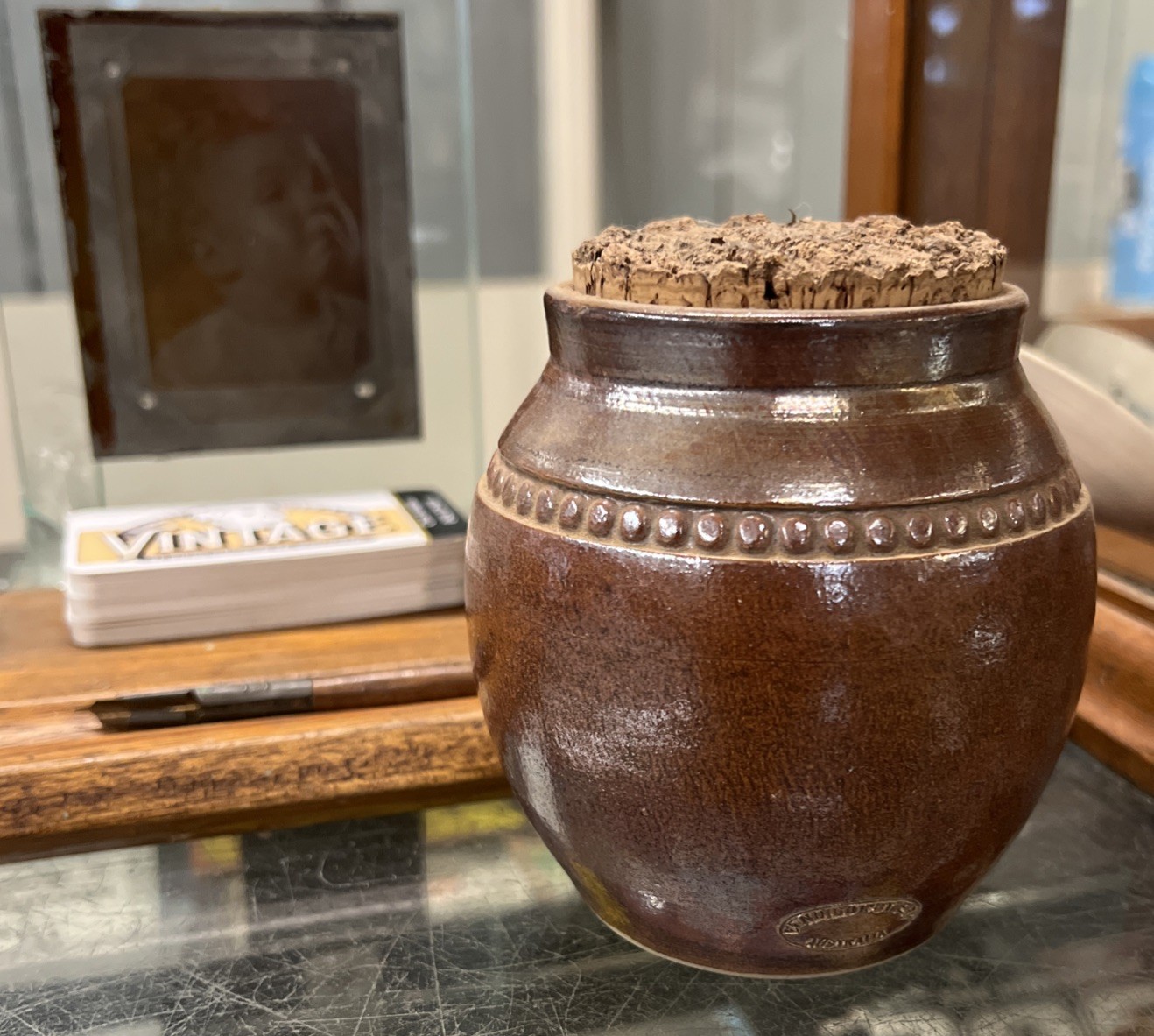 Bendigo Pottery Canister