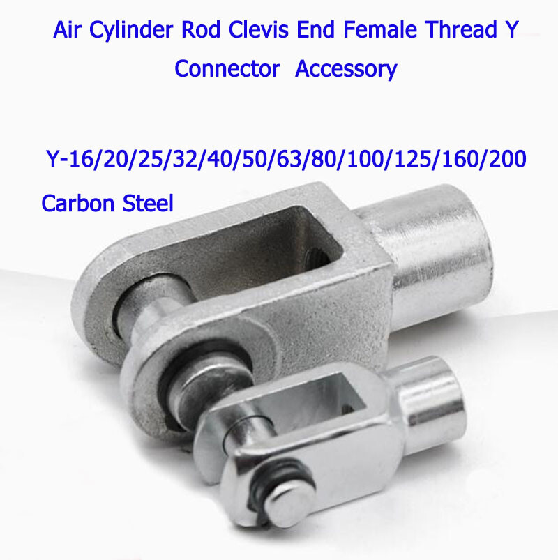 SC Air Cylinder Rod Clevis End Female Thread Y Connectors  Accessory 16-200 Bore