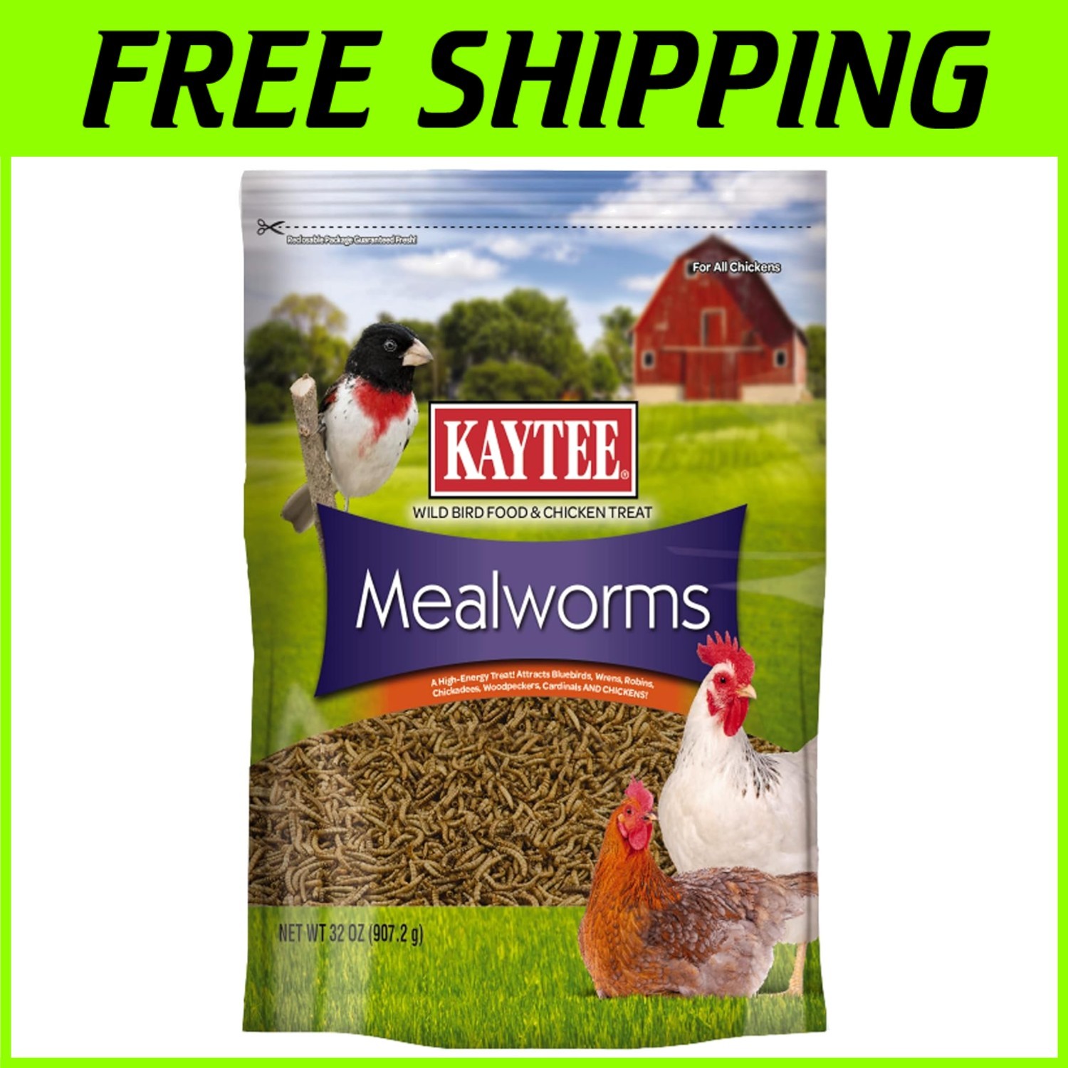 Bluebird & Cardinal Mealworm Treat, 2 lb