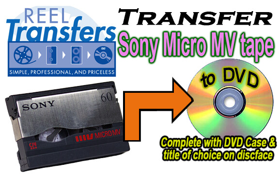 We Convert Sony Micro MV cassette to DVD